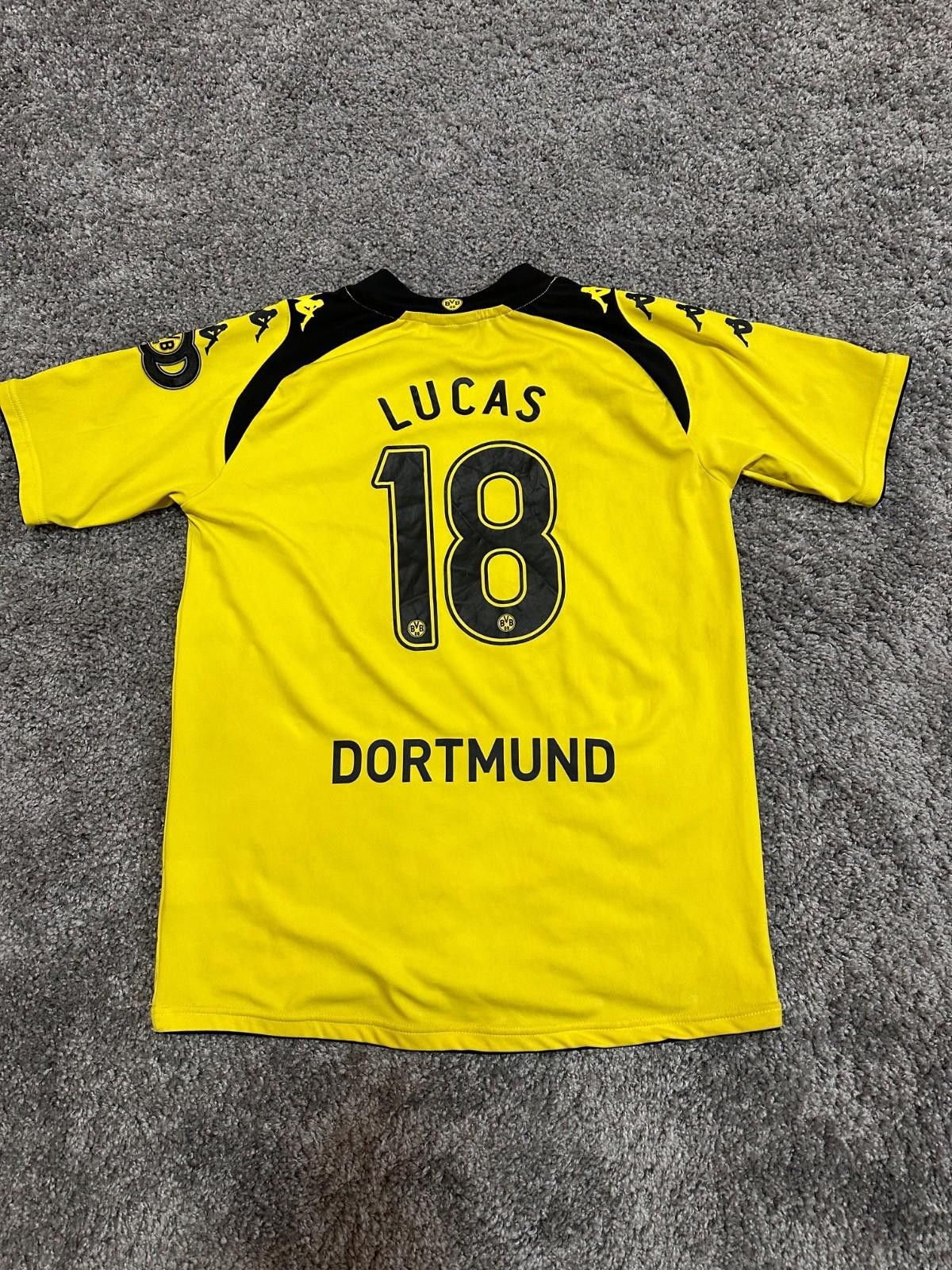 Kappa BORUSSIA DORTMUND 2009/10 FOOTBALL SOCCER SHIRT JERSEY LUCAS Size US XS / EU 42 / 0 - 7 Thumbnail