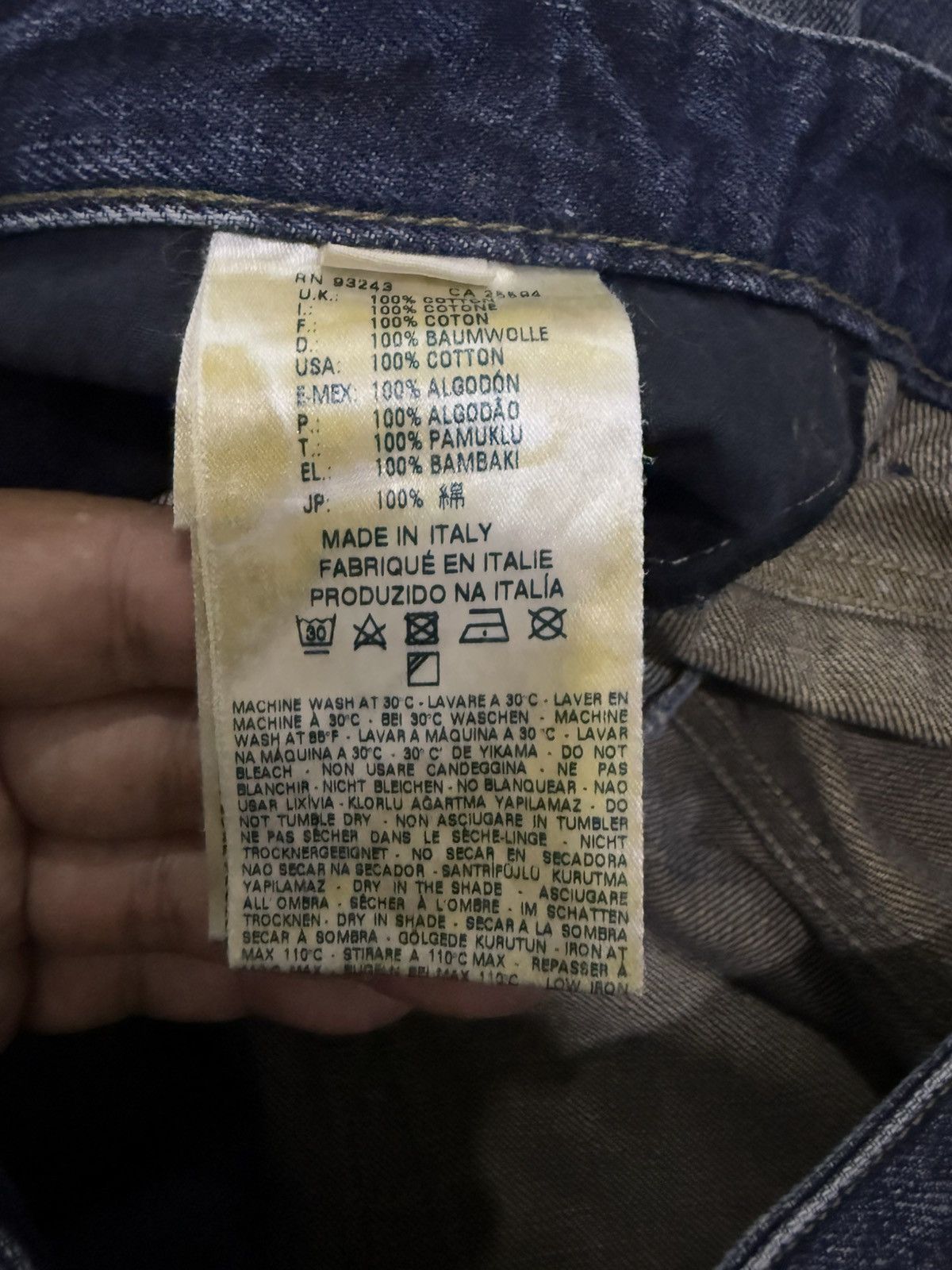 Diesel Black Gold ARCHIVAL ITALY BRAND DIESEL BLACK GOLD DISTRESS DESIGN Size US 34 / EU 50 - 9 Thumbnail