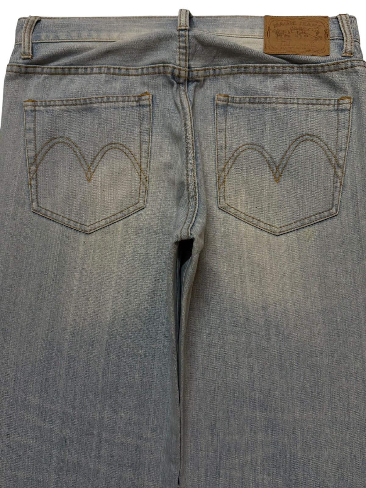 Kapital Vintage Y2K Japanese Brand Mud Wash Distressed Straight Leg Size US 32 / EU 48 - 4 Thumbnail