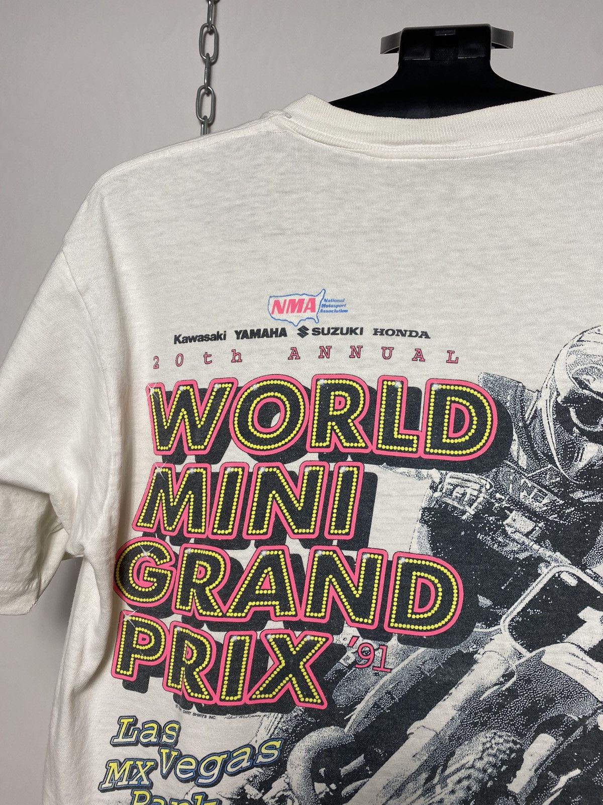 Other Vintage 1991 Las Vegas Oneal World Grand Prix dirt shirt tee Size US XL / EU 56 / 4 - 14 Thumbnail