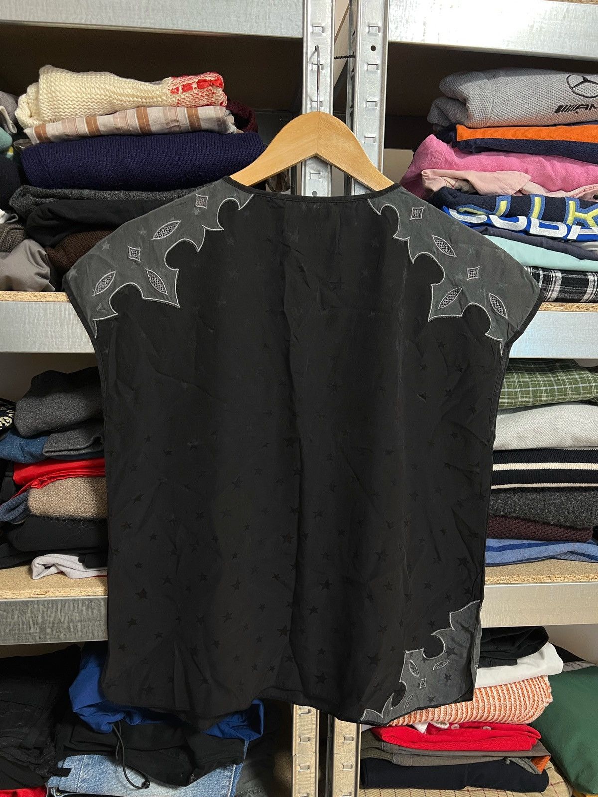 Vintage × Zadig & Voltaire Zadig & Voltaire Short Sleeve Silk Blouse Top Casual Shirt Size M / US 6-8 / IT 42-44 - 3 Thumbnail