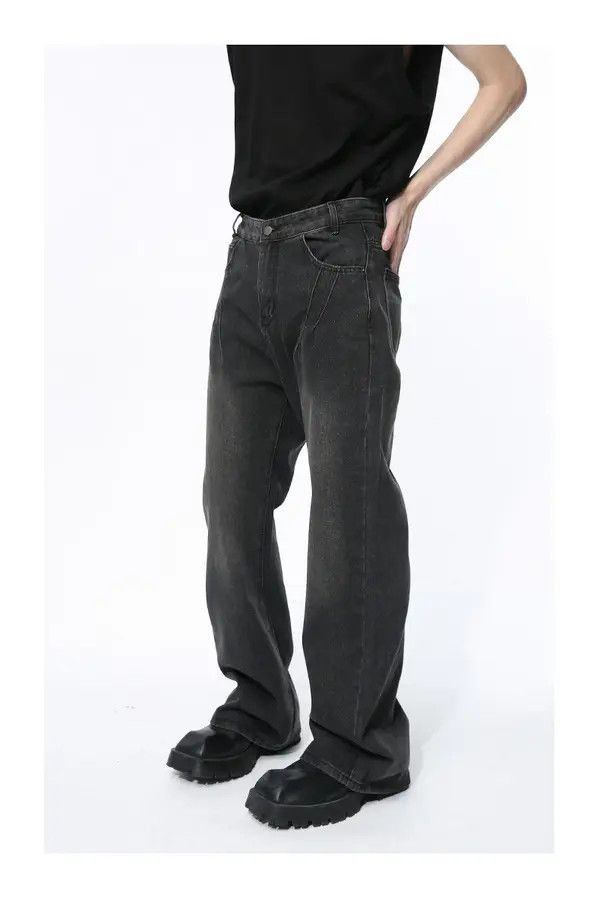 Japanese Brand Komura x Asou Vintage Washed Straight Flare Jeans Size US 32 / EU 48 - 4 Thumbnail