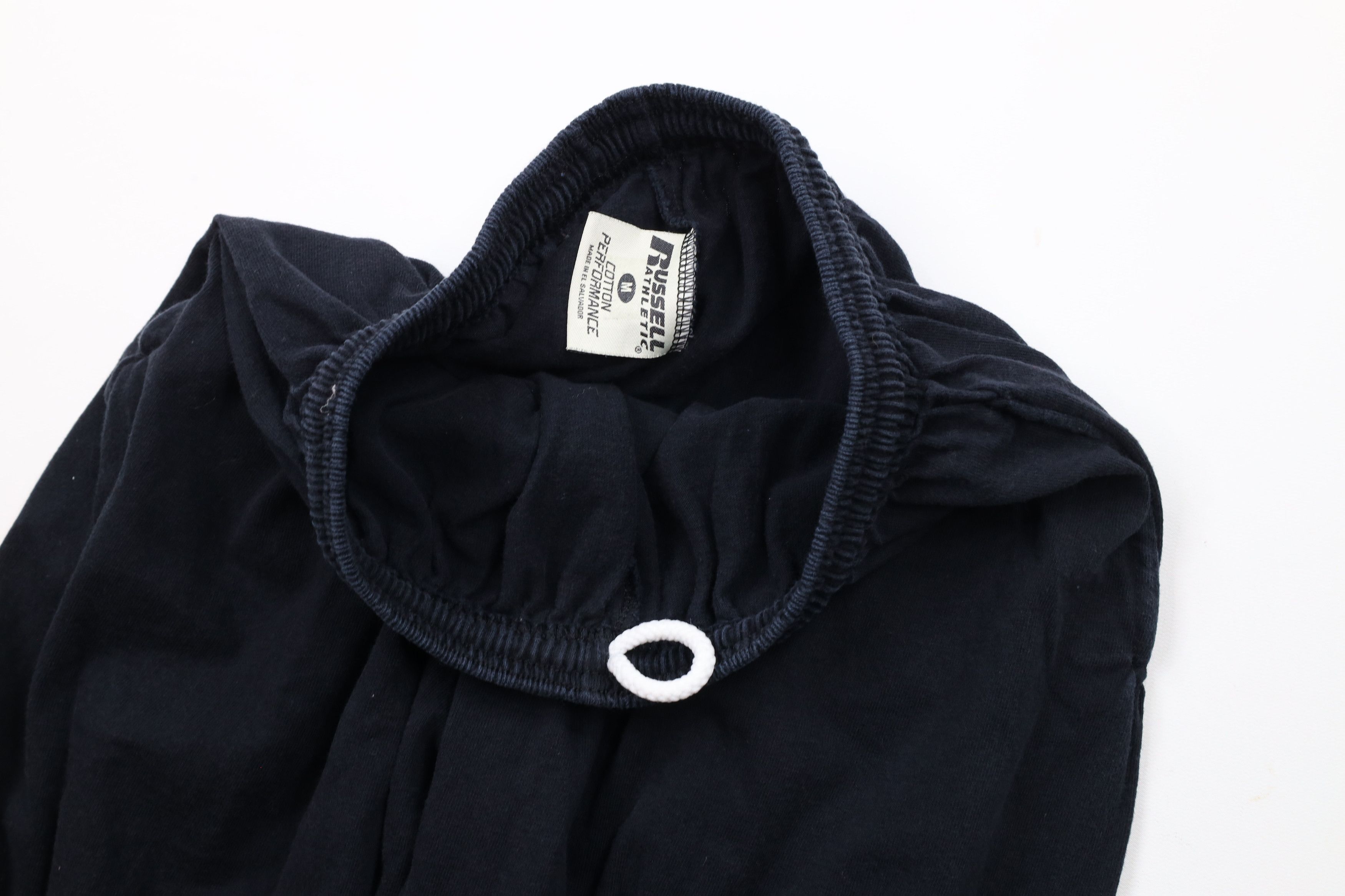 Russell Athletic × Vintage Vintage 90s Russell Athletic Cuffed Joggers Pants Black Size US 34 / EU 50 - 6 Thumbnail