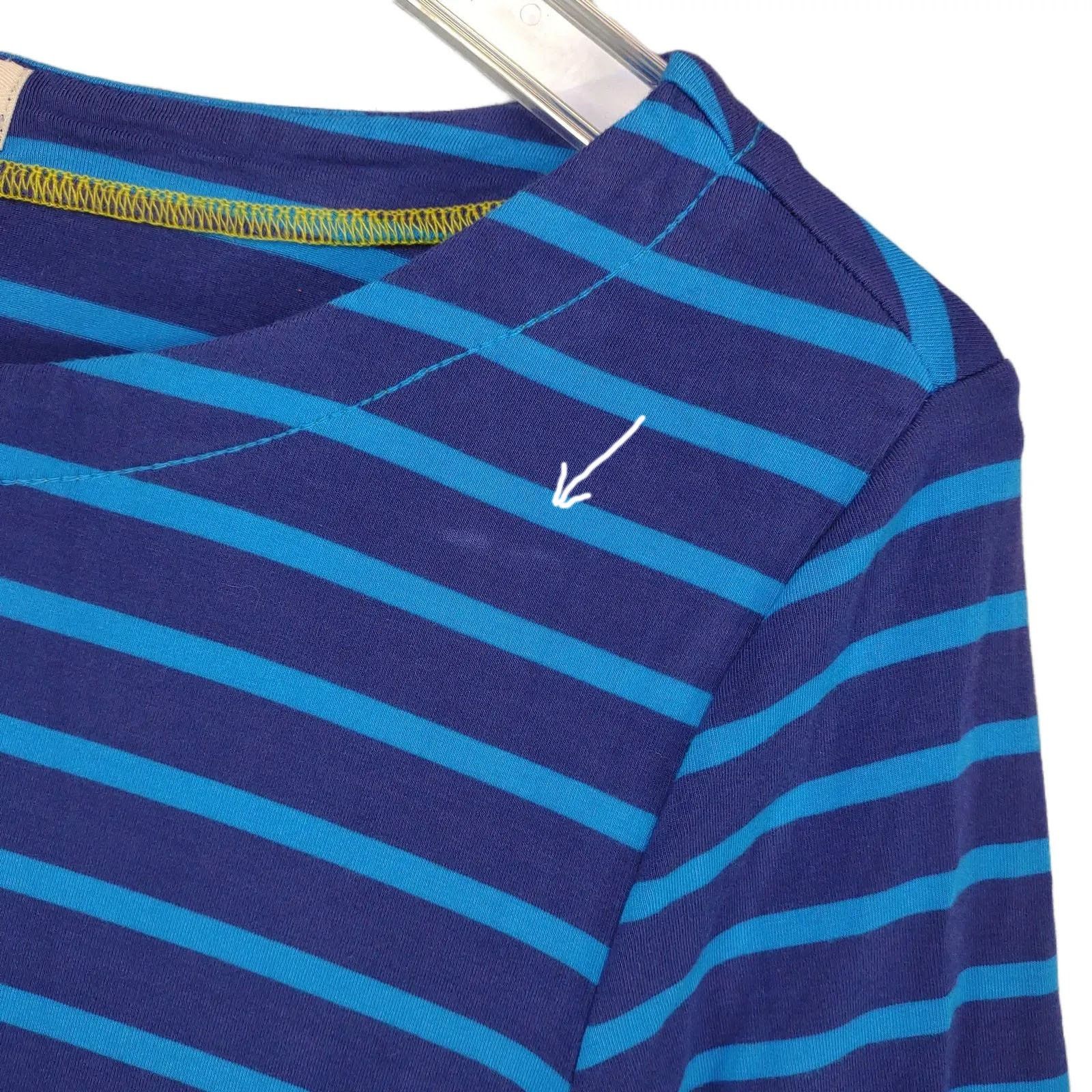 Other HATLEY Aero Stripe Peplum Sleeve Casual Dress Ultra Marine Size S / US 4 / IT 40 - 7 Thumbnail