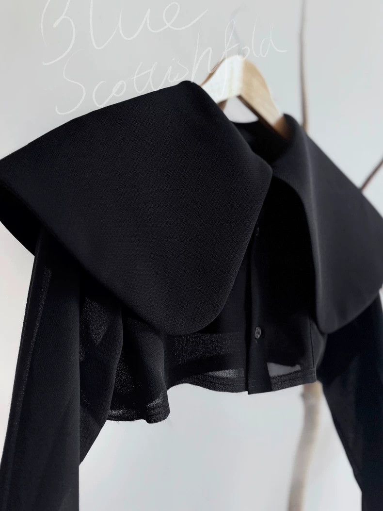 Comme des Garcons Comme Des Garcons Short shirt with large lapel Size S / US 4 / IT 40 - 4 Thumbnail
