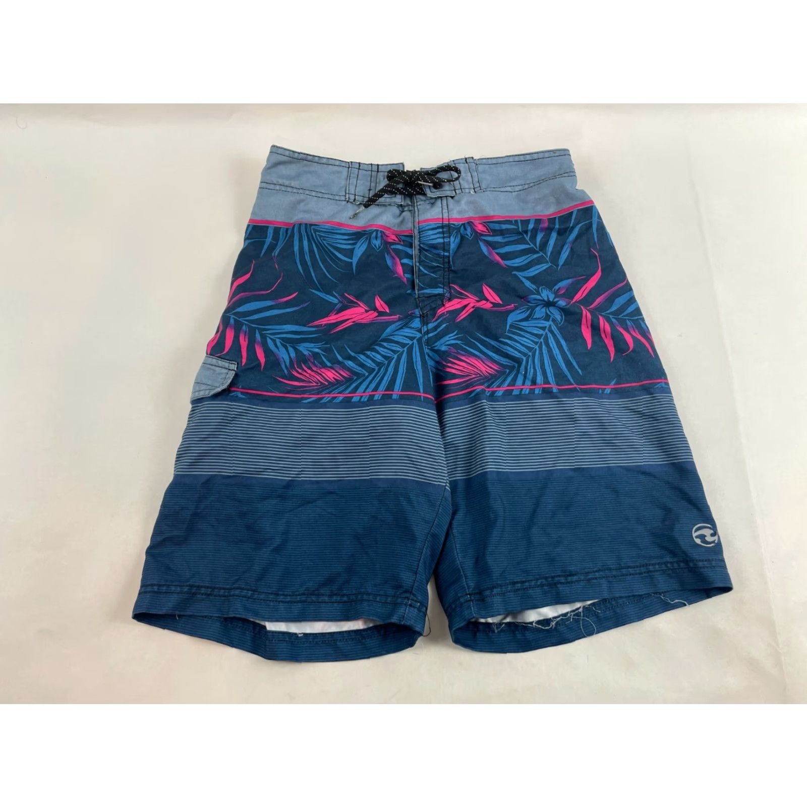 Vintage Ocean Current Shorts, Men's Size Medium, Ocean Current, Swim Trunks, Lined, Blue Pink, Trunks, Medium, Blue Pink, Mens, Swim Bottom Style: Trunks Size US 31 - 2 Thumbnail