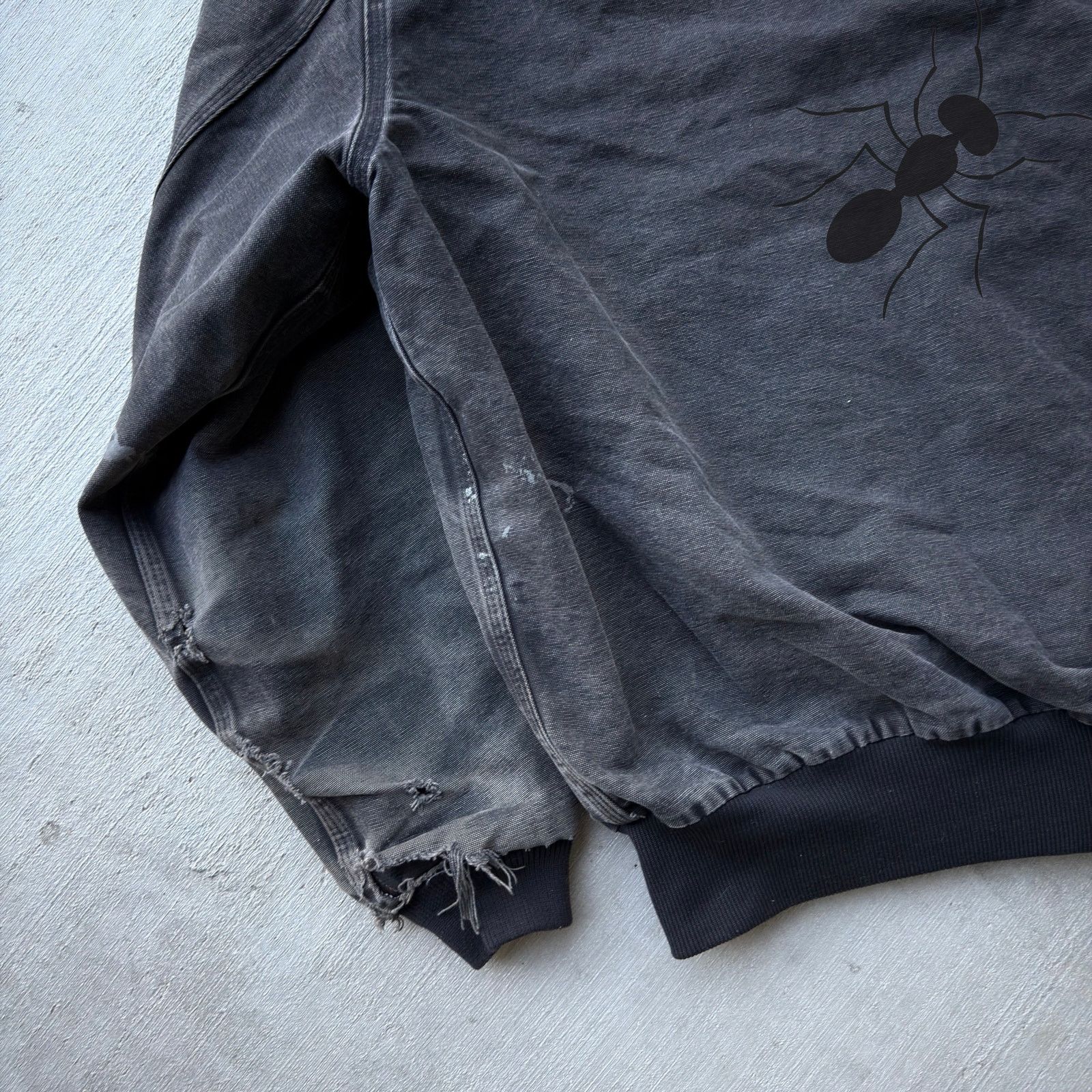Carhartt × Vintage Carhartt faded black active hooded work wear jacket Size US XXL / EU 58 / 5 - 7 Thumbnail