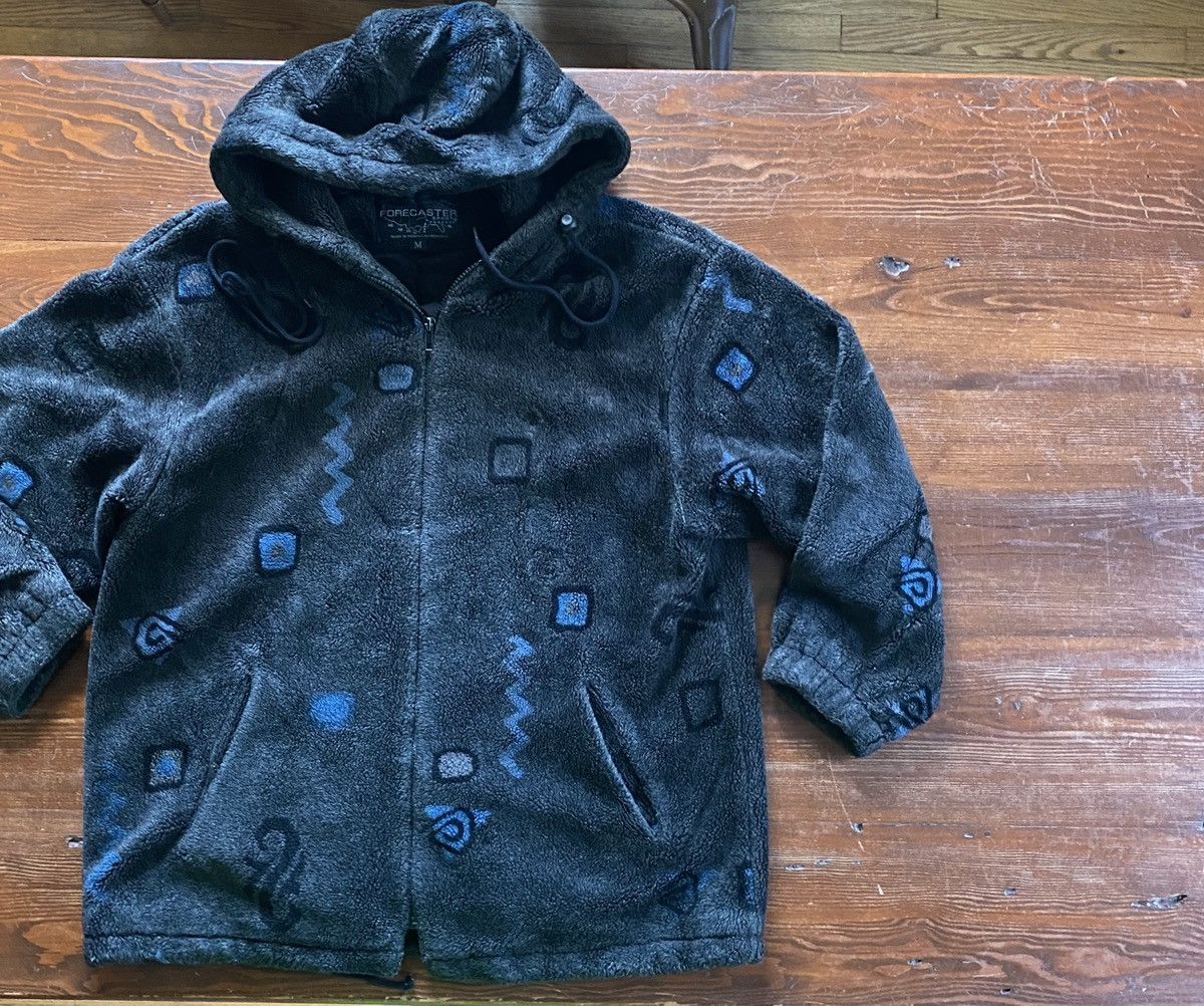 Vintage Vintage 90’s Forecaster Grey Fleece Hood Full Zip Jacket Size US M / EU 48-50 / 2 - 1 Thumbnail