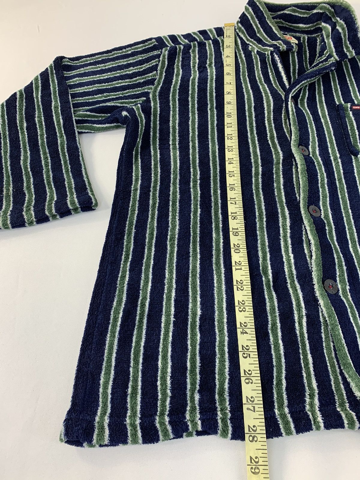 Edwin Edwin Int Over The Stripes Fluffy Shirt Terry Cloth Size US M / EU 48-50 / 2 - 12 Thumbnail