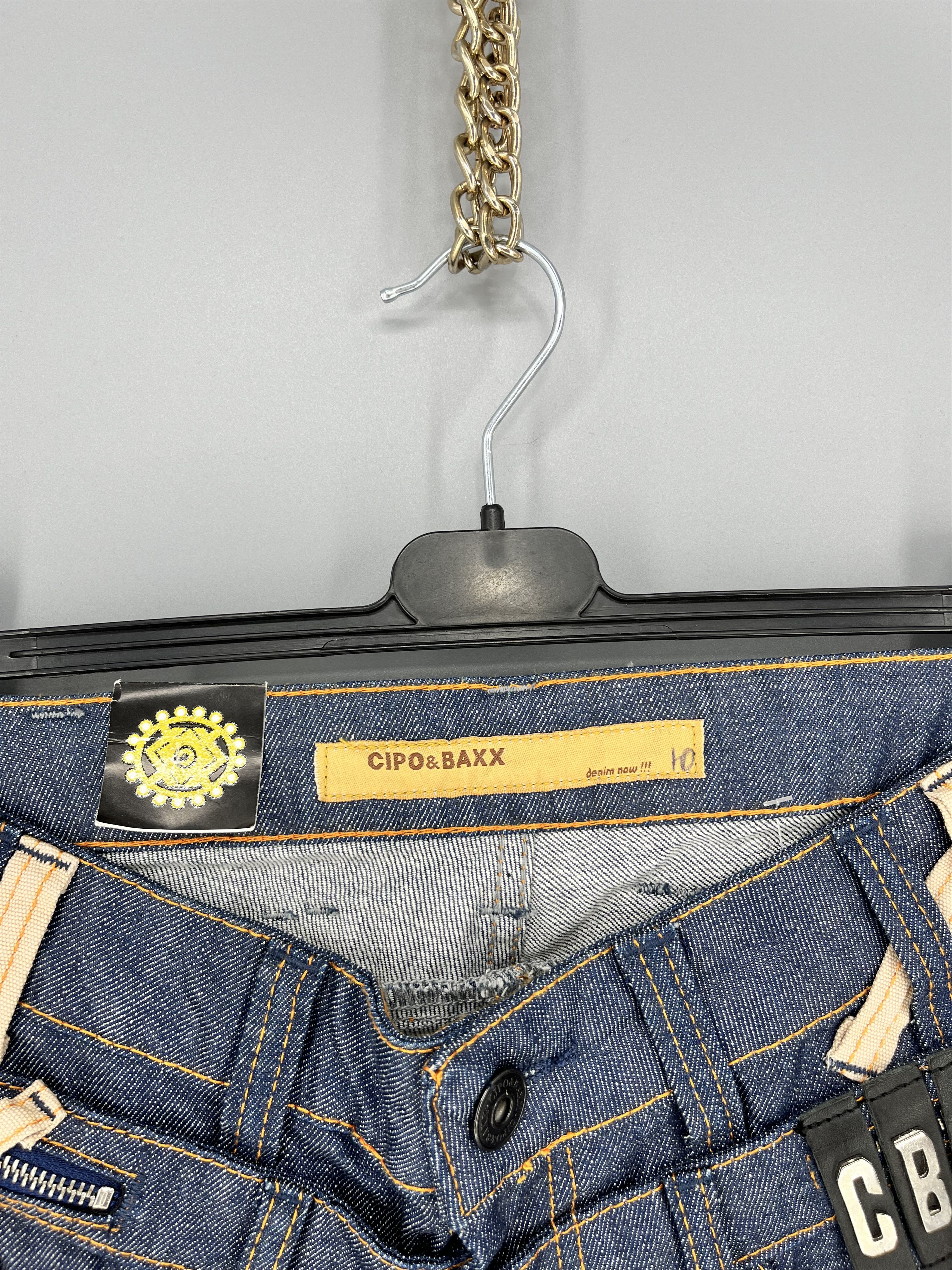 Vintage Vintage Cipo&Baxx Crazy Avant Garde Designer Jeans Size US 27 - 8 Thumbnail