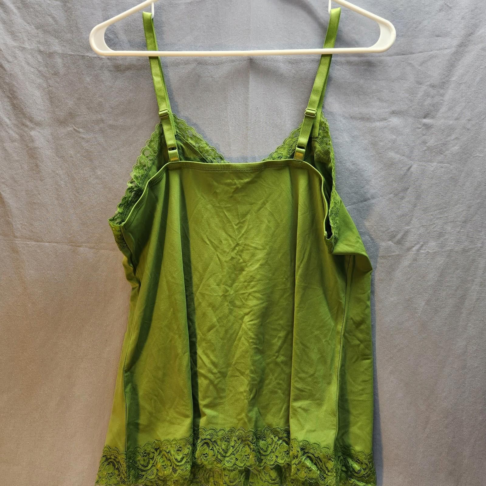 Designer Susan Graver Essentials Green Tank Top Size Large Size L / US 10 / IT 46 - 4 Thumbnail
