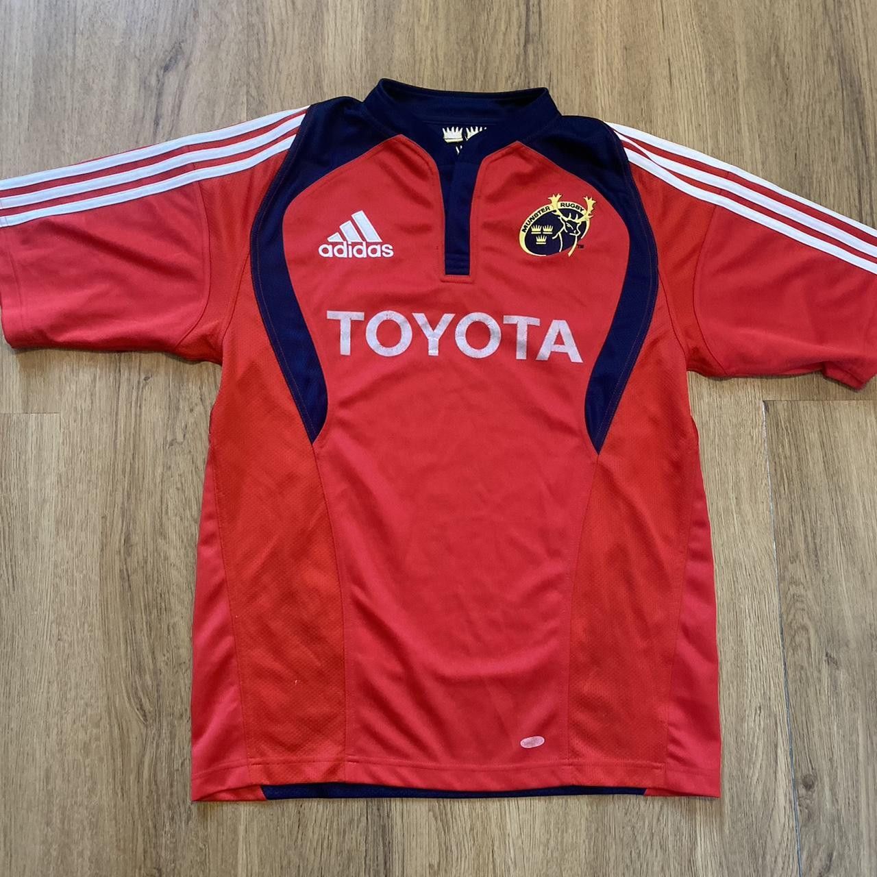 Adidas 2007-08 Munster Rugby Toyota Shirt y2k 2000s Size US M / EU 48-50 / 2 - 1 Thumbnail
