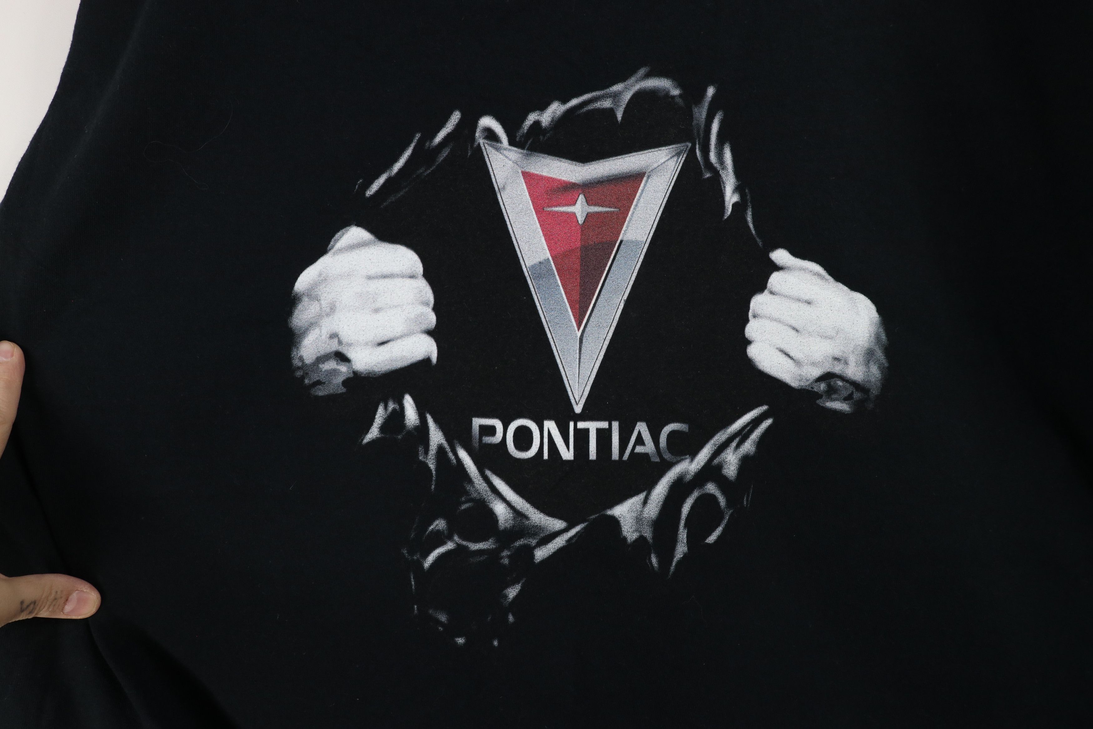 Vintage Vintage Spell Out Pontiac Car Short Sleeve T-Shirt Black Size US XXL / EU 58 / 5 - 4 Thumbnail