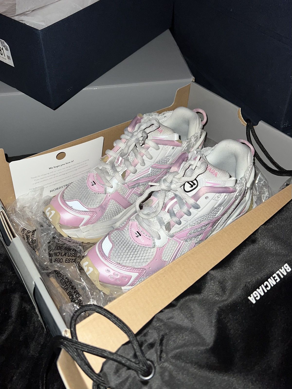 Balenciaga Balenciaga Runner “Pink/Tan” Size US 9 / EU 42 - 11 Thumbnail