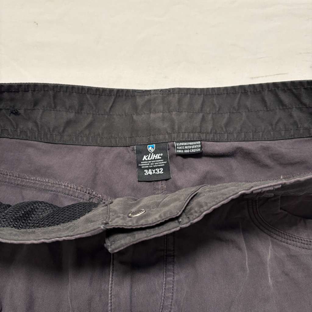 Kuhl Kuhl Stretch Ripstop Hiking Outdoor Utility Pants Gray 34x30 Size US 34 / EU 50 - 3 Thumbnail