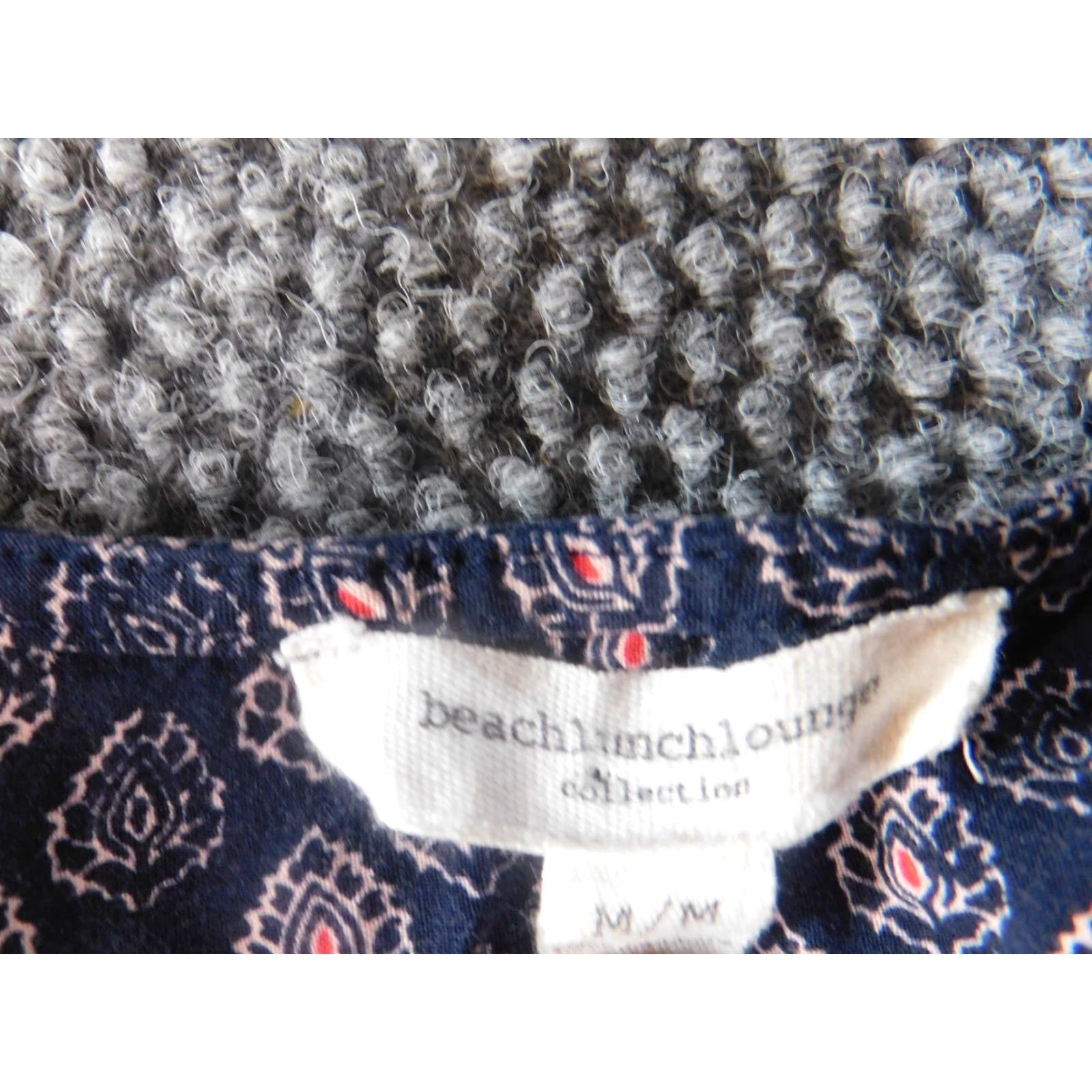 Vintage Beach Lunch Lounge Dress A-Line Sundress Women Medium Blue Floral Sleeveless Knee Length Raglan Sleeveless Vintage No Size M / US 6-8 / IT 42-44 - 3 Thumbnail