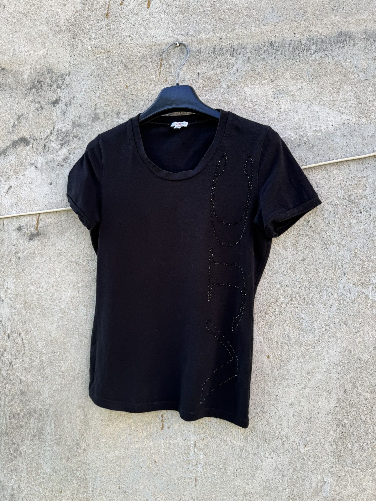 Versace Jeans Couture Y2K Versace Jeans Rhinestones Archive Top Slay Fit 90s Size S / US 4 / IT 40 - 2 Thumbnail