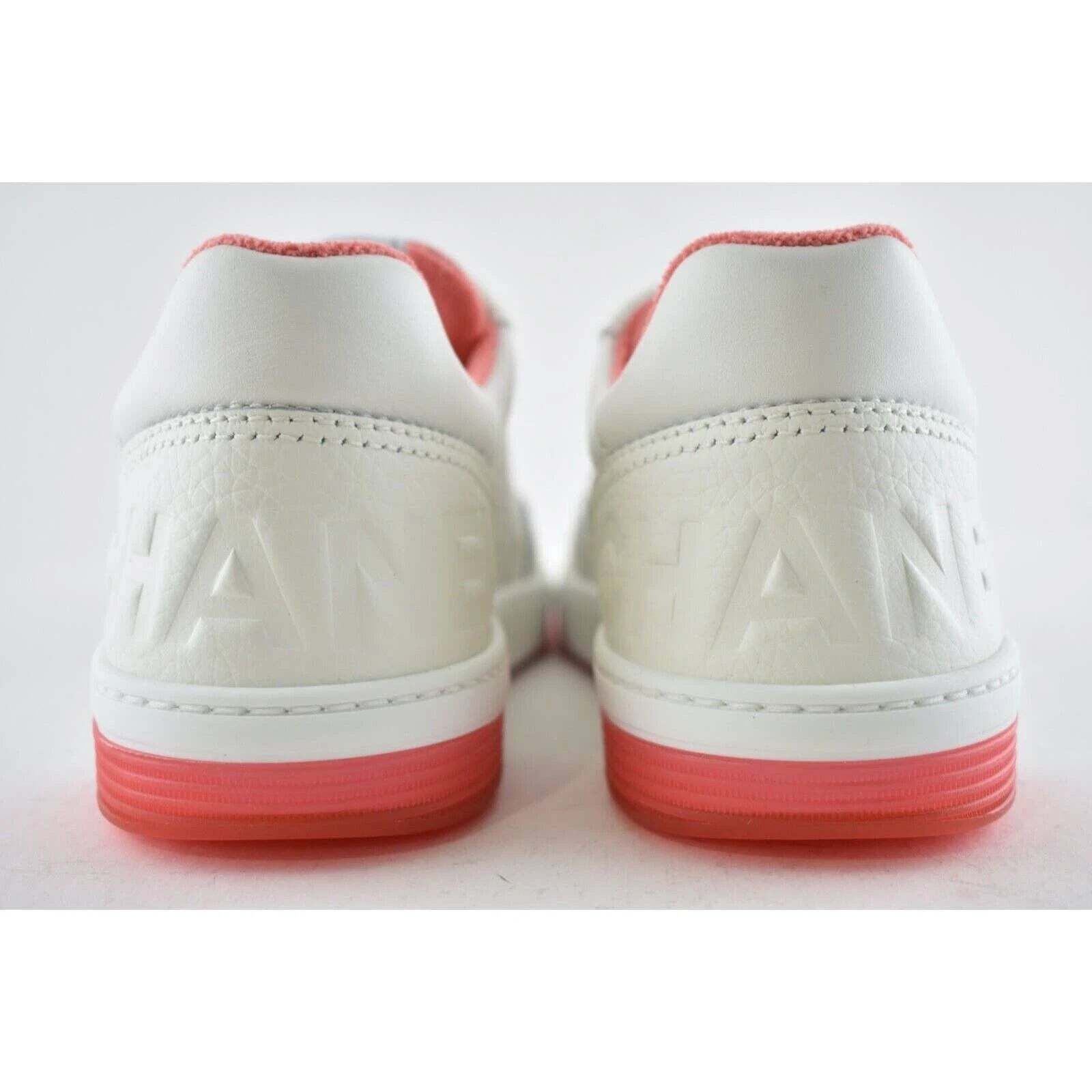 Chanel 22P Leather CC Logo Flat Lace Up Runner Trainer Sneaker 37.5 Size US 7.5 / IT 37.5 - 10 Thumbnail