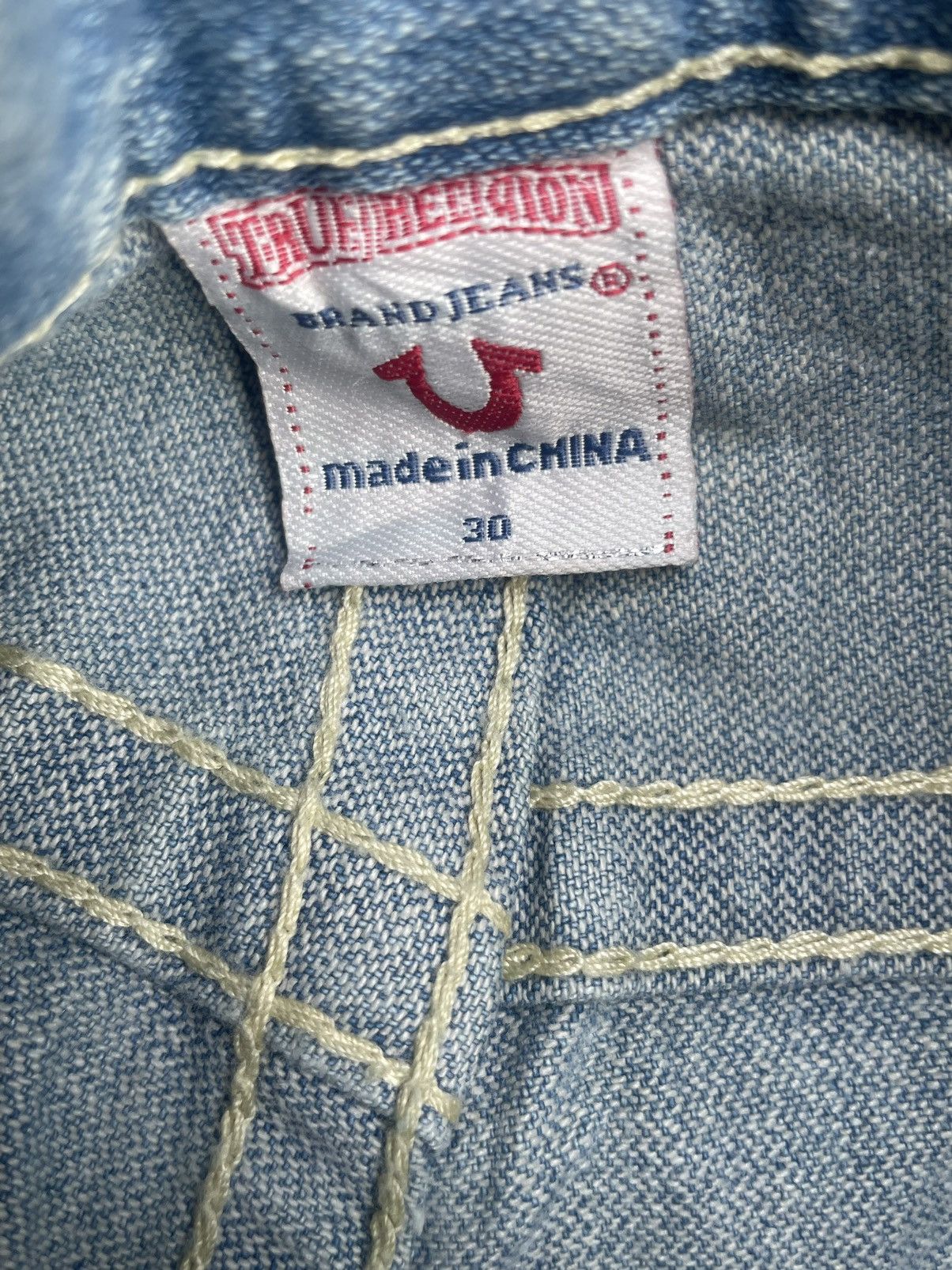 Designer × True Religion True Religion Joey Big T Distresed Denim Size 32" / US 10 / IT 46 - 11 Thumbnail