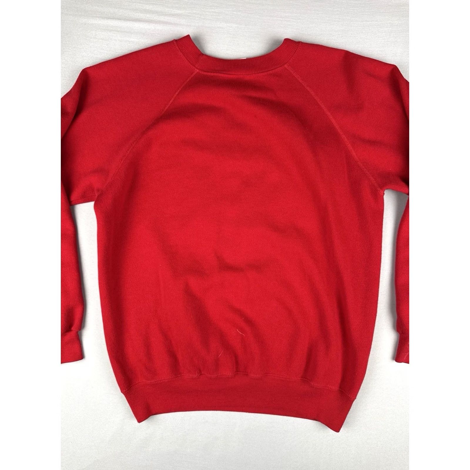 Hanes VINTAGE 90s St Croix USVI Caribbean Dive Sweatshirt Hanes M Red Crew Neck Cotton Blend USA Made Mens Size US M / EU 48-50 / 2 - 5 Thumbnail