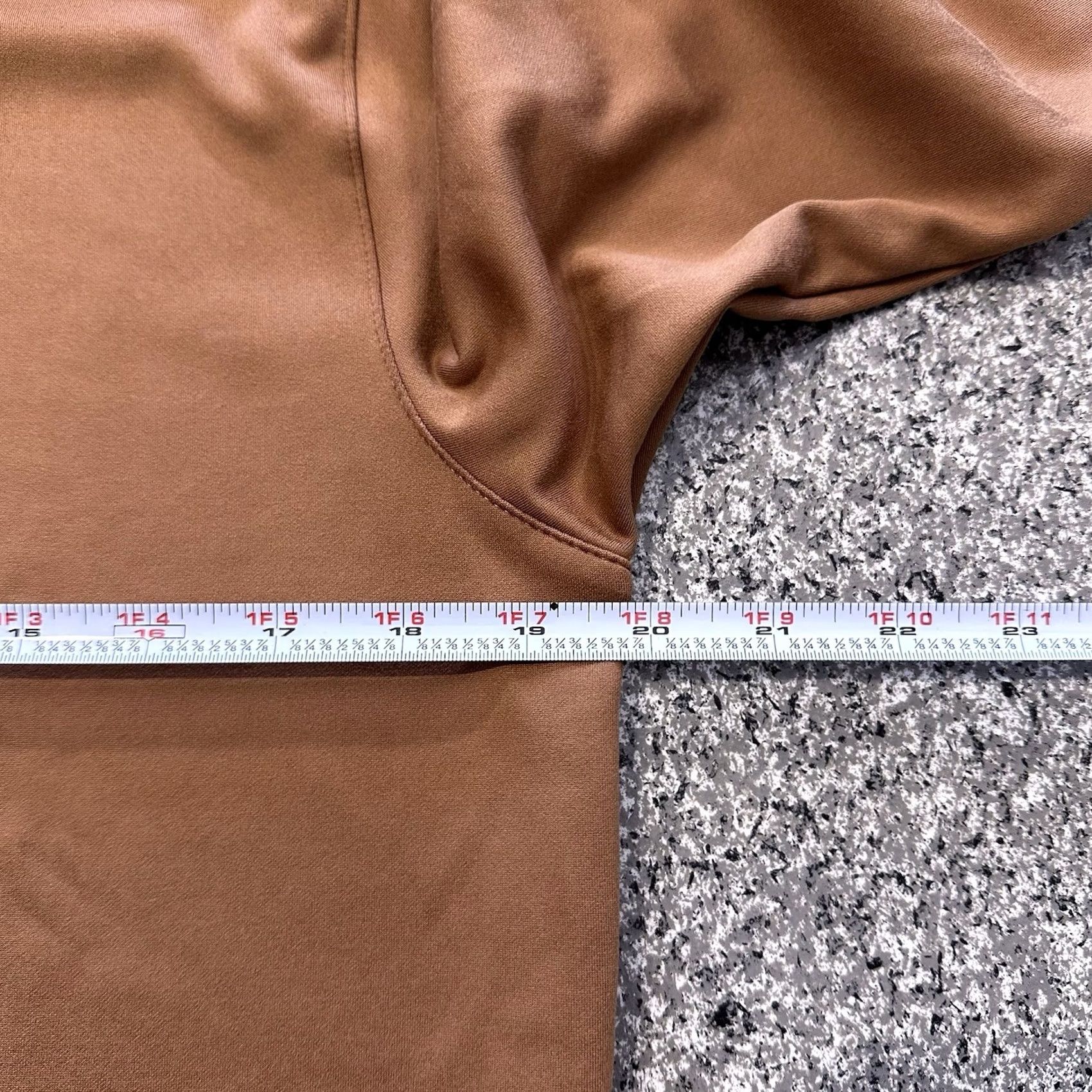 Under Armour Under Armour Pullover Shirt Mens Small Brown 1/4 Zip Movement Long Sleeve Mock Neck Athletic Zip Top Regular Size S Brown Mens Size US S / EU 44-46 / 1 - 3 Thumbnail