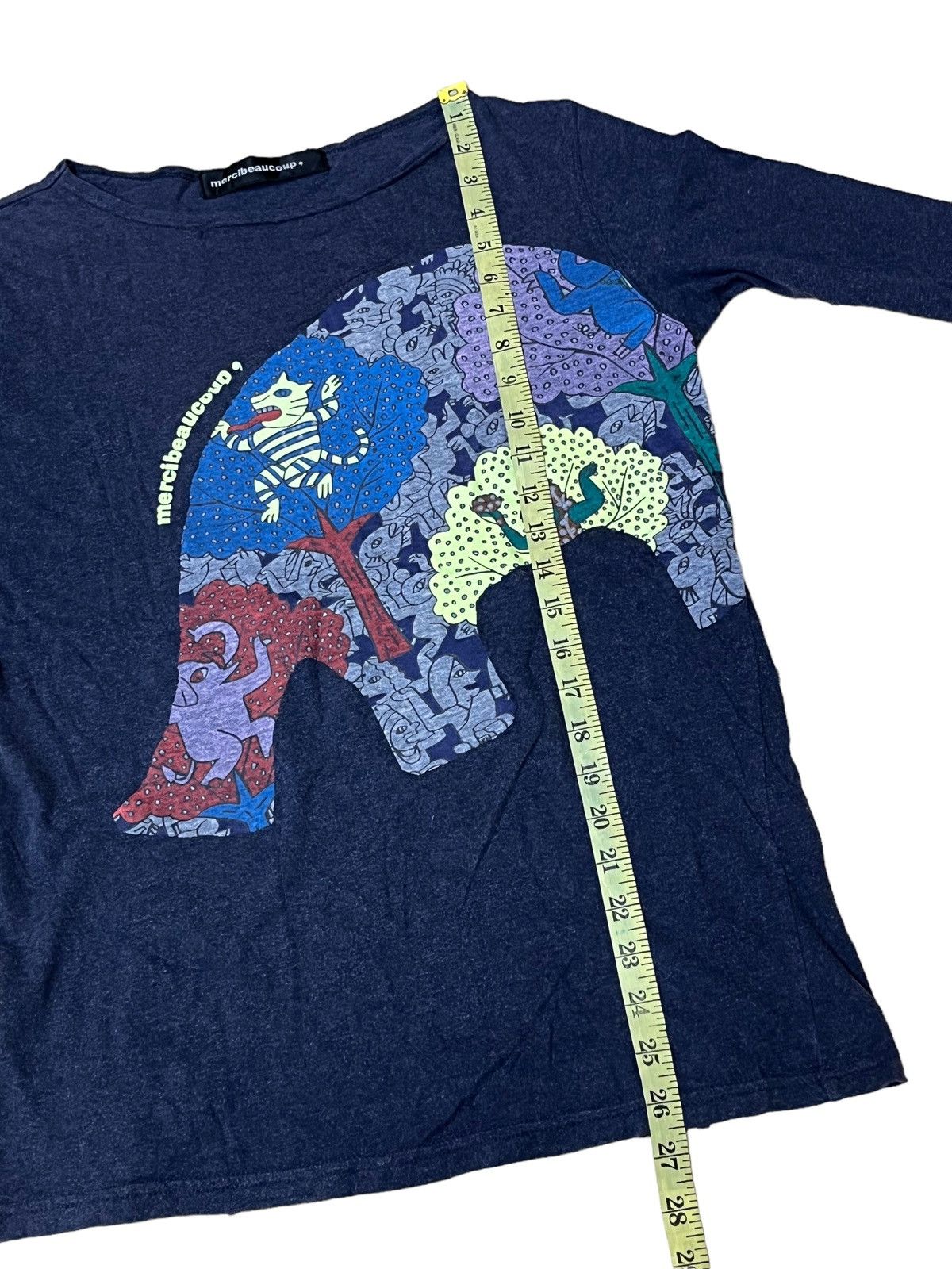 Issey Miyake ISSEY MIYAKE MERCIBEAUCOUP LONG SLEEVE 3 BLEND T SHIRT Size US S / EU 44-46 / 1 - 7 Thumbnail