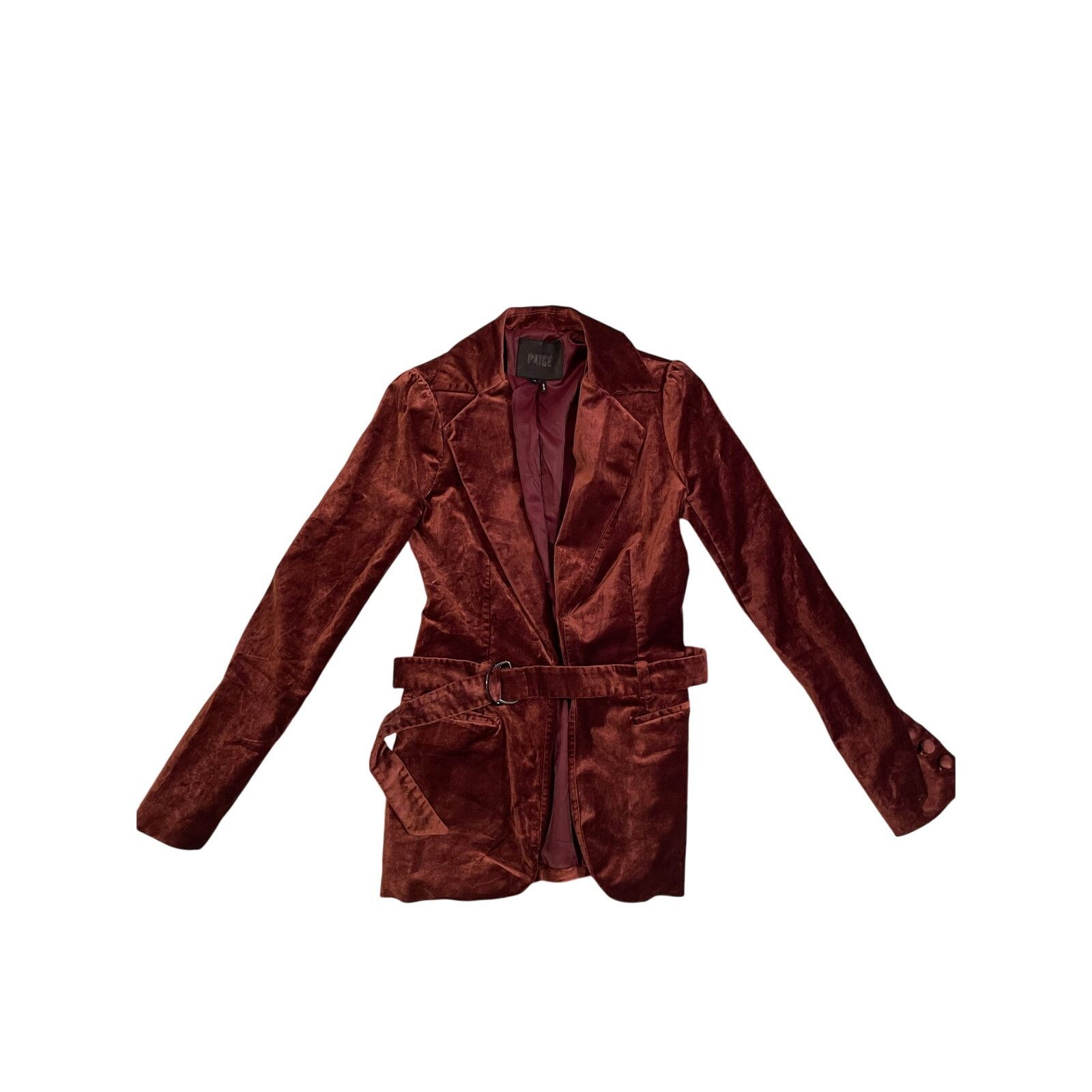 Paige Paige, Blazer and Nellie Pant in Velour, Size: XS and 23 Size XS / US 0-2 / IT 36-38 - 2 Thumbnail