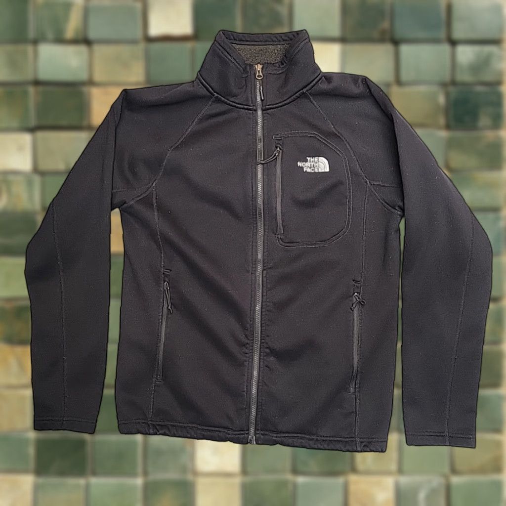 The North Face VINTAGE The North Face Jacket Mens M Black Soft Shell Fleece Lined Performance Outdoors Size US M / EU 48-50 / 2 - 1 Thumbnail