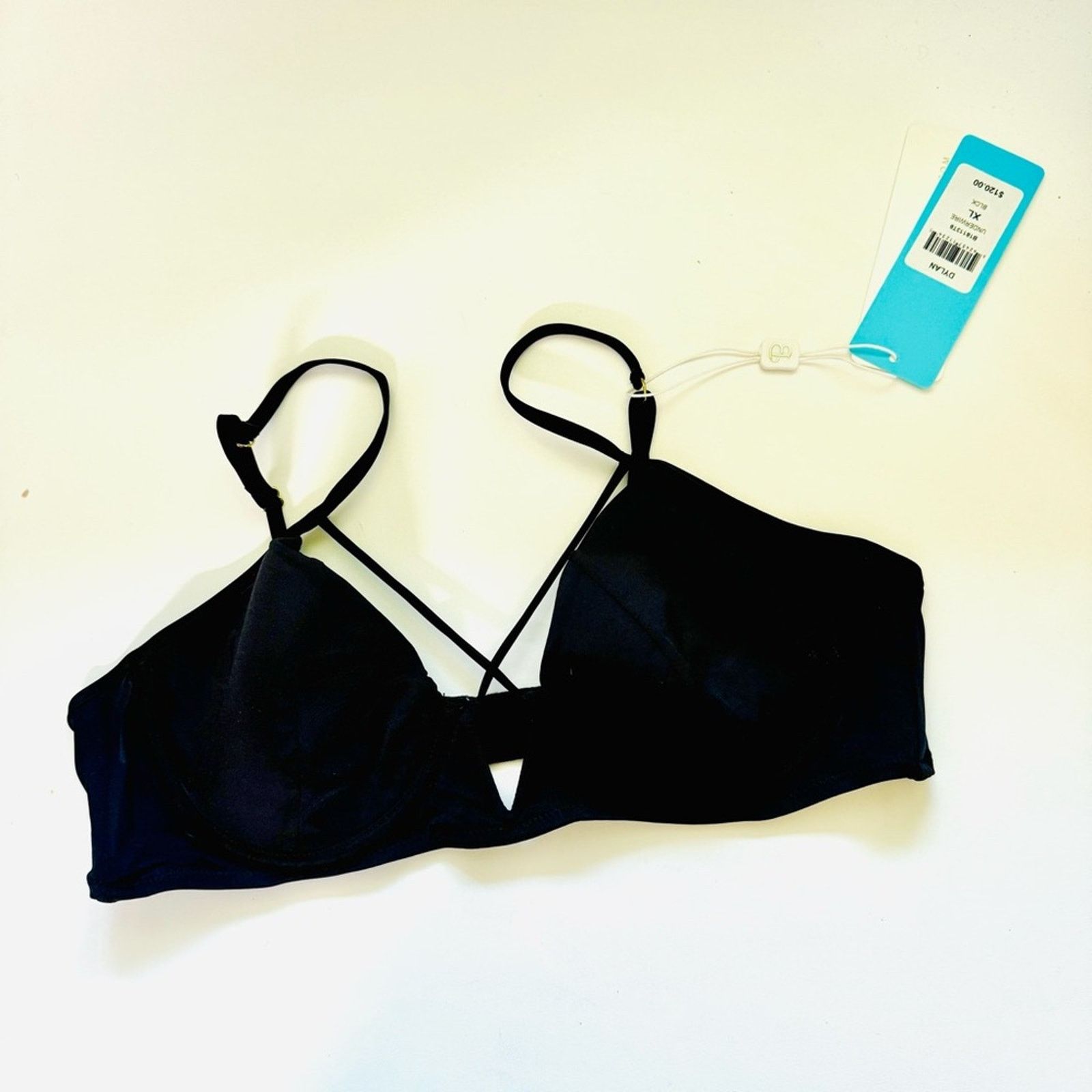 REVOLVE NEW BEACH BUNNY Black Dylan Underwire Bikini Swim Top XL Size XL / US 12-14 / IT 48-50 - 3 Thumbnail