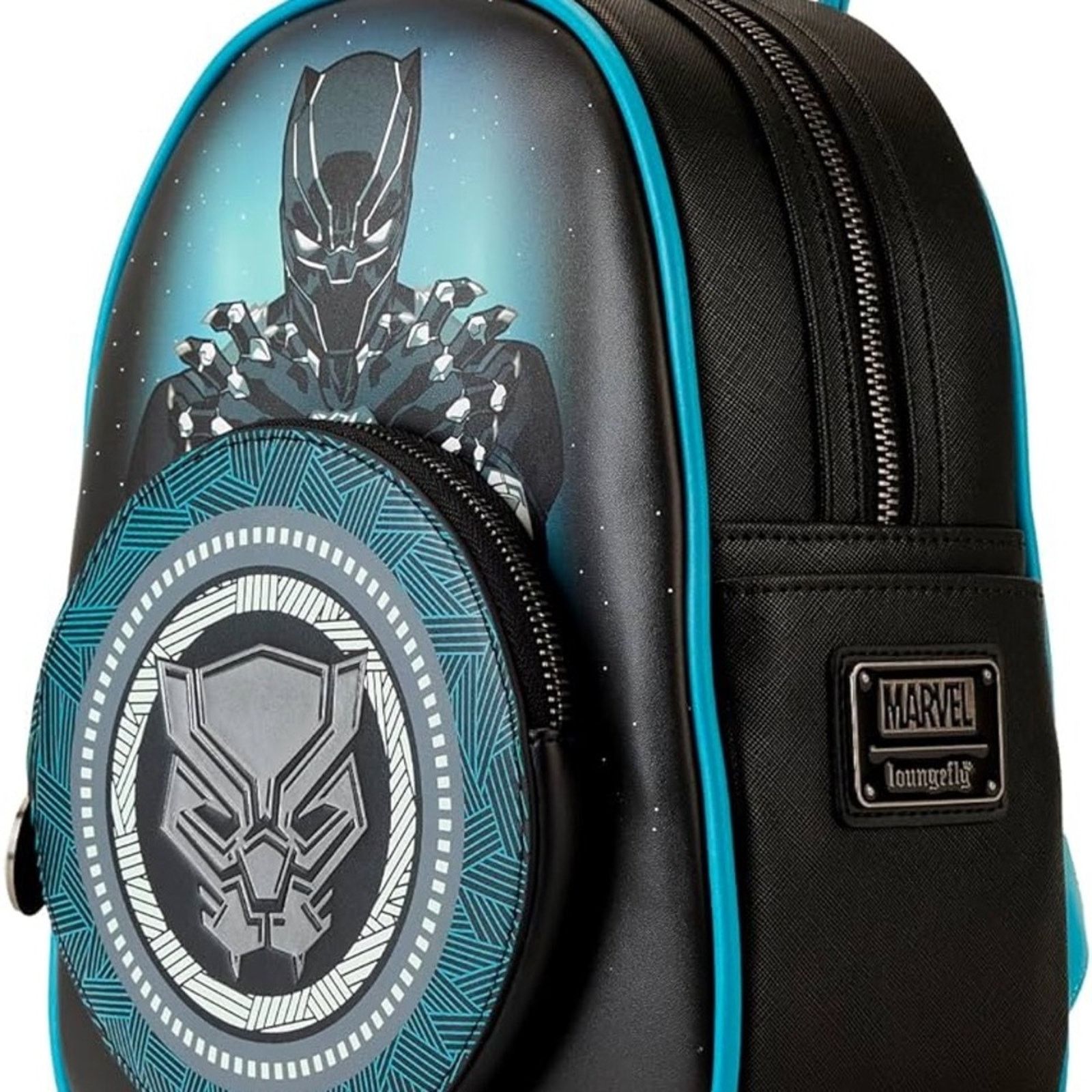 Marvel Comics Loungefly Marvel Wakanda Forever Black Panther Mini Backpack Size ONE SIZE - 2 Thumbnail