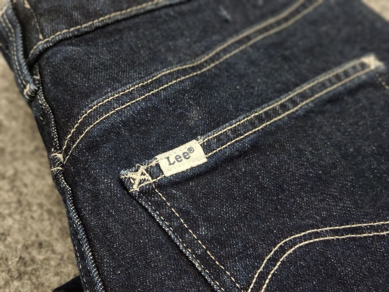 Lee Lee carol button fly Straight Stone Selvedge Denim Jeans Size US 29 - 5 Thumbnail