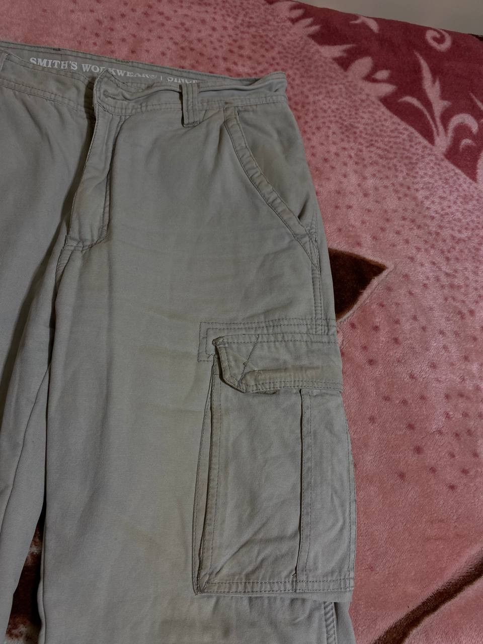 Japanese Brand Vintage Japanese Brand Flare Baggy Cargo Pants Workwear Size US 30 / EU 46 - 6 Thumbnail