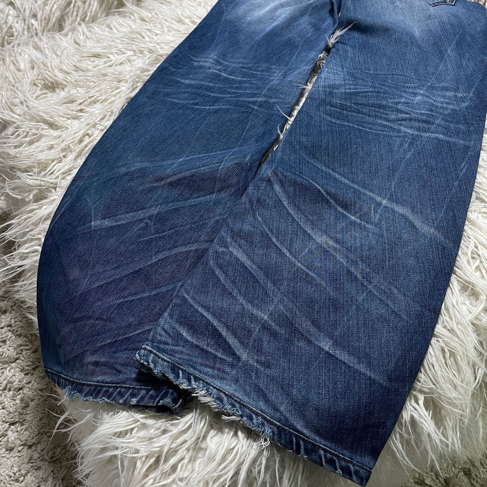 Hysteric Glamour Vintage Japanese Brand Faded Lowrise Bootcut Denim Jeans Size 30" / US 8 / IT 44 - 11 Thumbnail