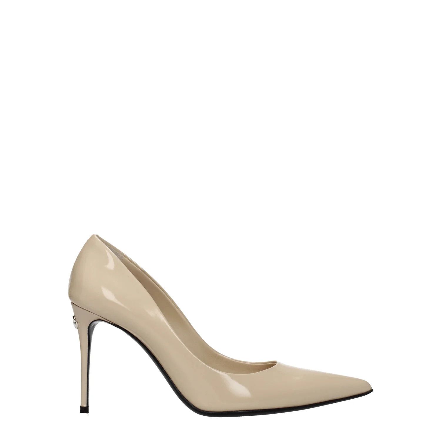 Dolce & Gabbana ob1o1e1124 Leather Pumps in Beige Size US 10 / IT 40 - 1 Thumbnail