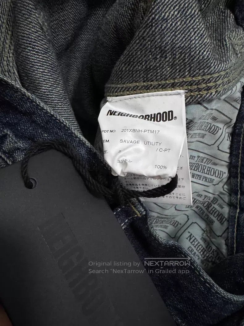 Neighborhood Neighborhood size S Bull King Washed Splattered Denim Jeans Size US 27 - 6 Thumbnail