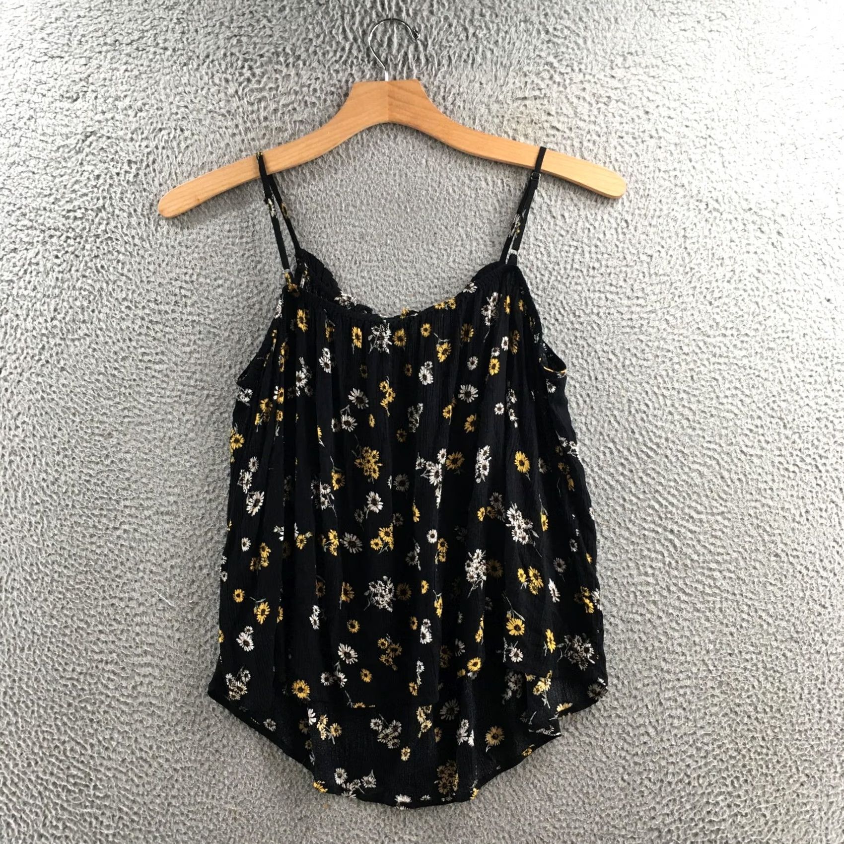 Vintage Maurices Sleeveless Top Womens XL Black Floral Print Rayon Casual Pullover NEW Size XL / US 12-14 / IT 48-50 - 7 Thumbnail
