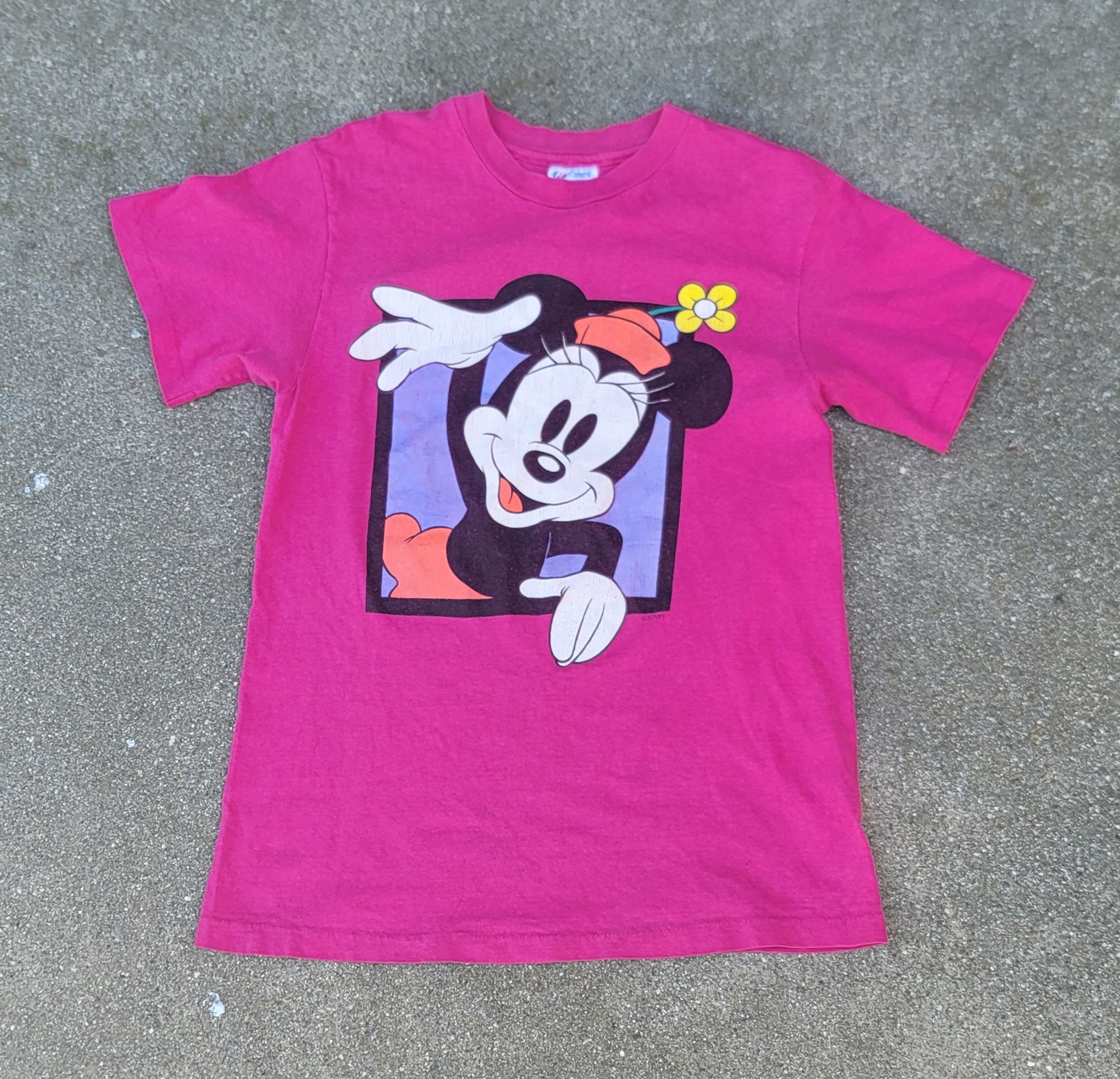 Disney Vtg Disney Hanes Minnie Mouse Single Stitch T-shirt Size S / US 4 / IT 40 - 1 Thumbnail