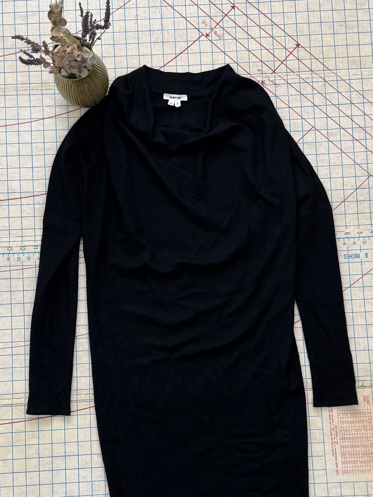 Helmut Lang Helmut Lang Wool Dress Black Women’s Size Small Size S / US 4 / IT 40 - 2 Thumbnail