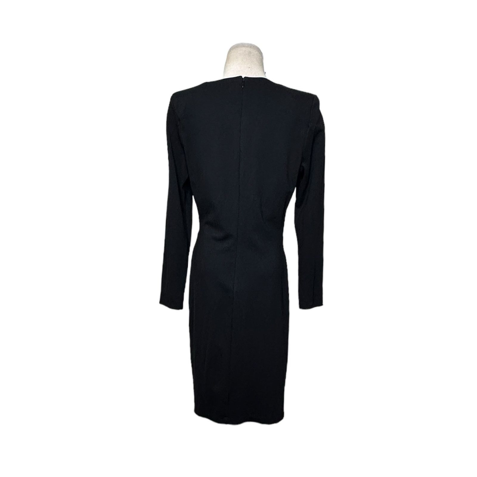 Express Express black front twist sheath mini dress size L Size L / US 10 / IT 46 - 3 Thumbnail