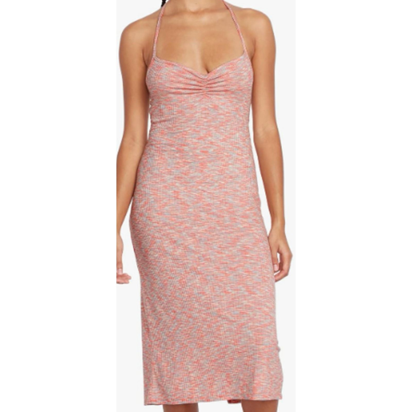 Volcom Volcom Women's Race 2 Space Fitted Midi Halter Dress XL Size XL / US 12-14 / IT 48-50 - 1 Thumbnail