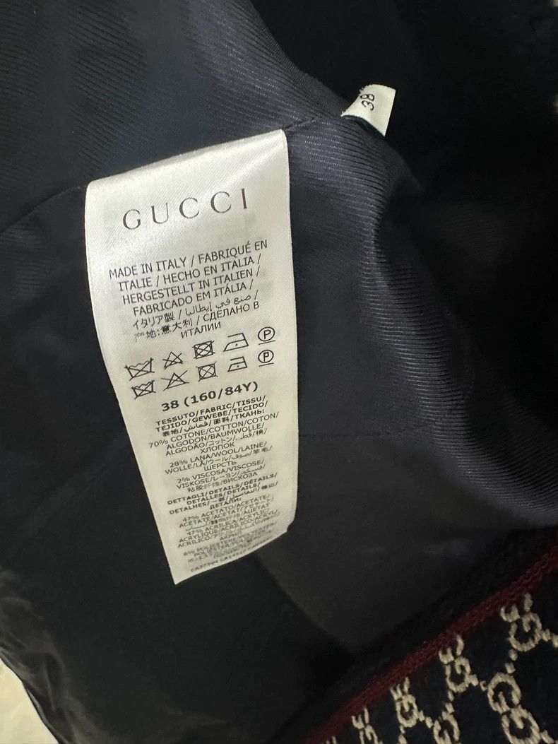 Gucci Gucci Monogram Pattern Woven Coat-2506 Size M / US 6-8 / IT 42-44 - 3 Thumbnail