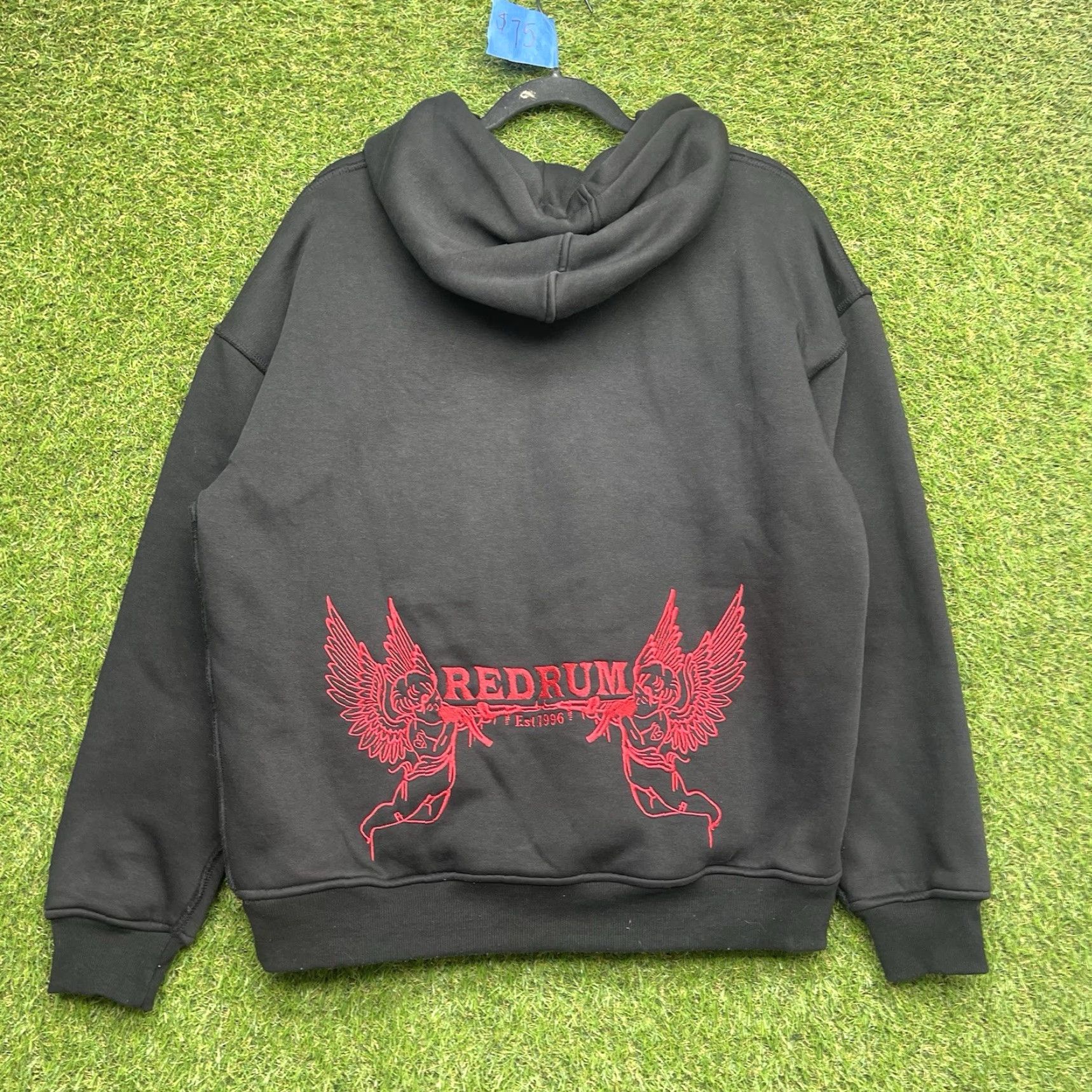 Vintage VINTAGE Redrum Immortal Hoodie Mens Small Black Pullover Heavy Thick Wings y2k Grunge Size US S / EU 44-46 / 1 - 2 Thumbnail
