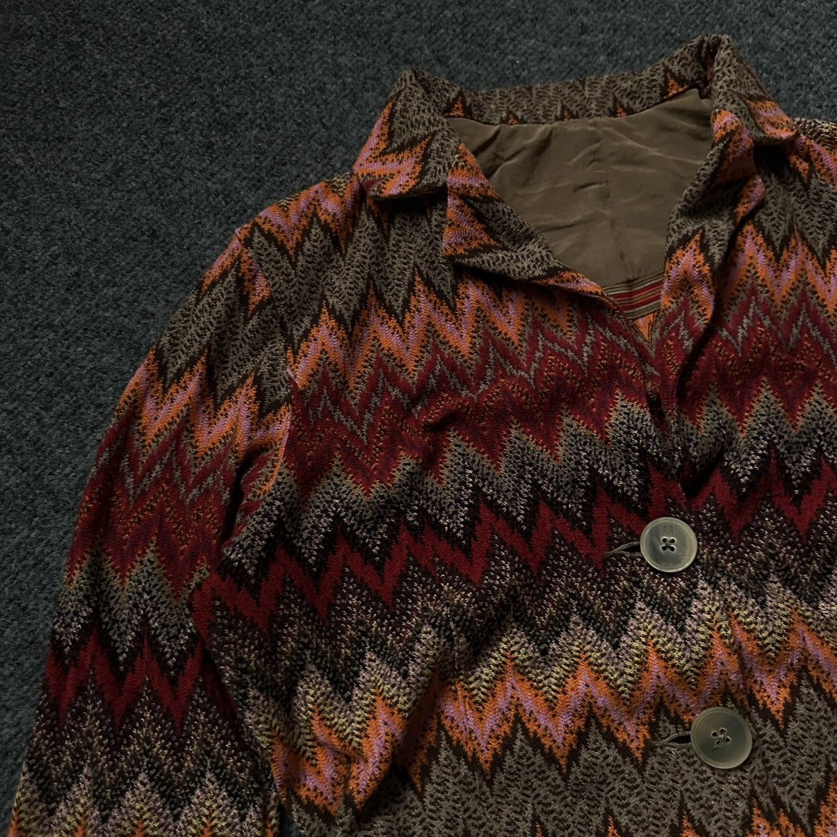 BORO Denim VTG Women’s Japanese Style Knit Blazer Shirt Button Up Size Size M / US 6-8 / IT 42-44 - 7 Thumbnail