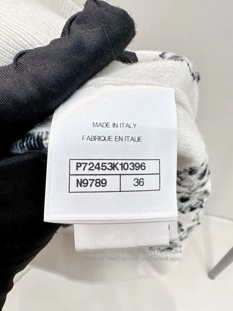 Chanel Chanel Black and white daisy sweater Size XS / US 0-2 / IT 36-38 - 4 Thumbnail