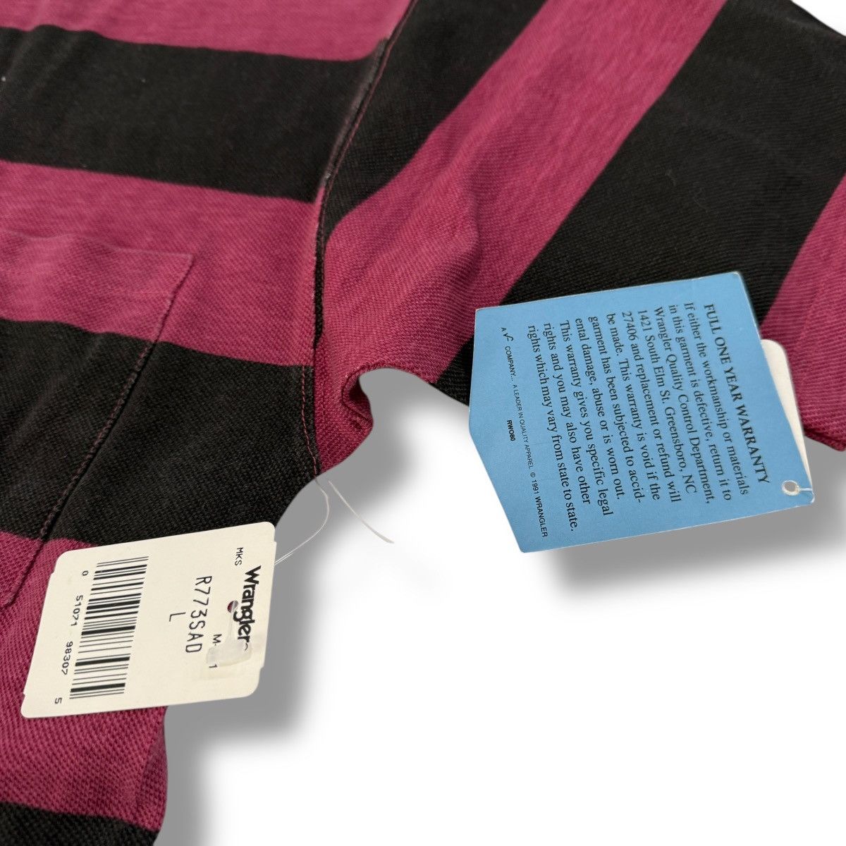 Wrangler Vintage Wrangler Striped 90s primitive streetwear Ringer tee Size US L / EU 52-54 / 3 - 6 Thumbnail