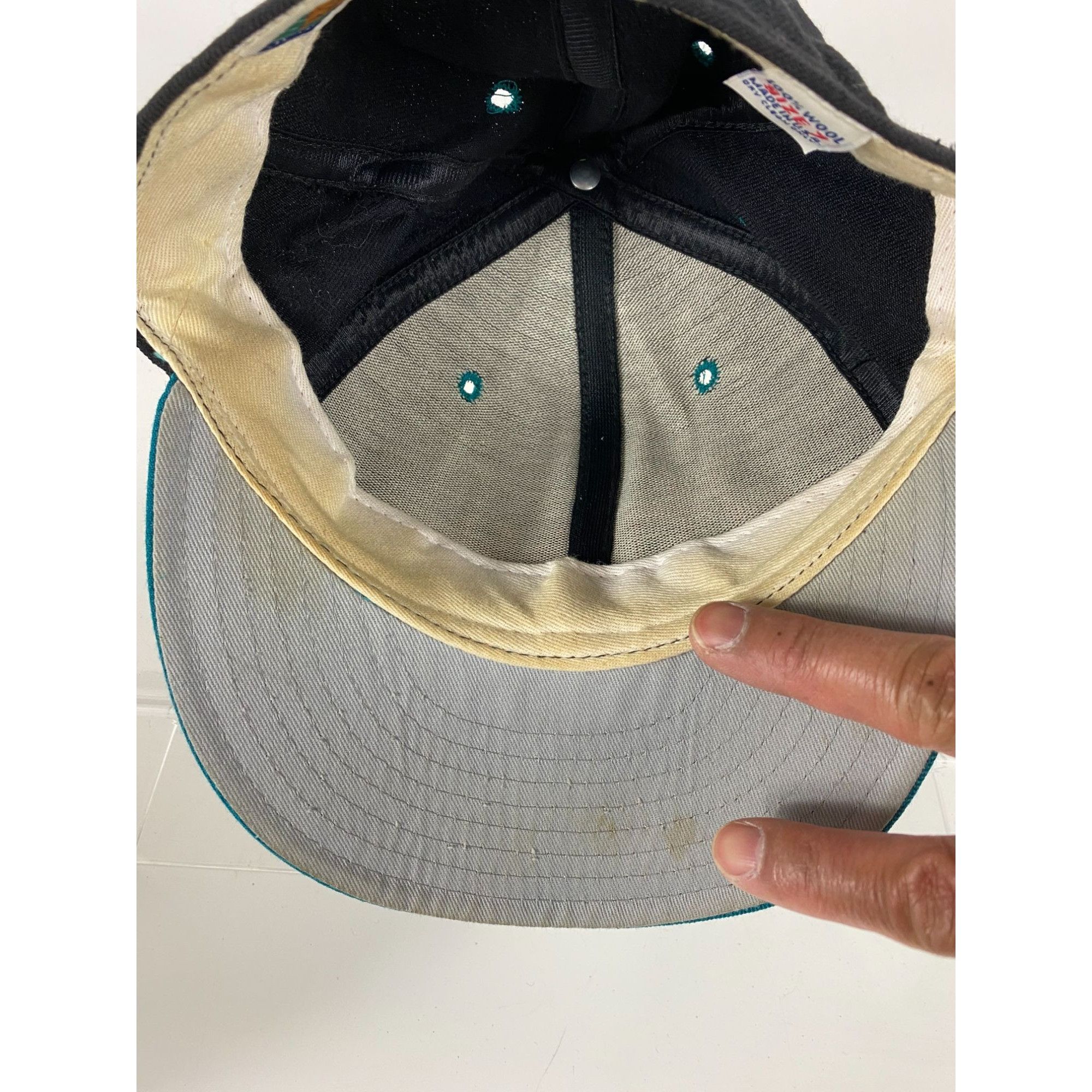 New Era VTG New Era 5950 Team NFL Miami Dolphins 100% Wool Fitted Ha Size ONE SIZE - 7 Thumbnail