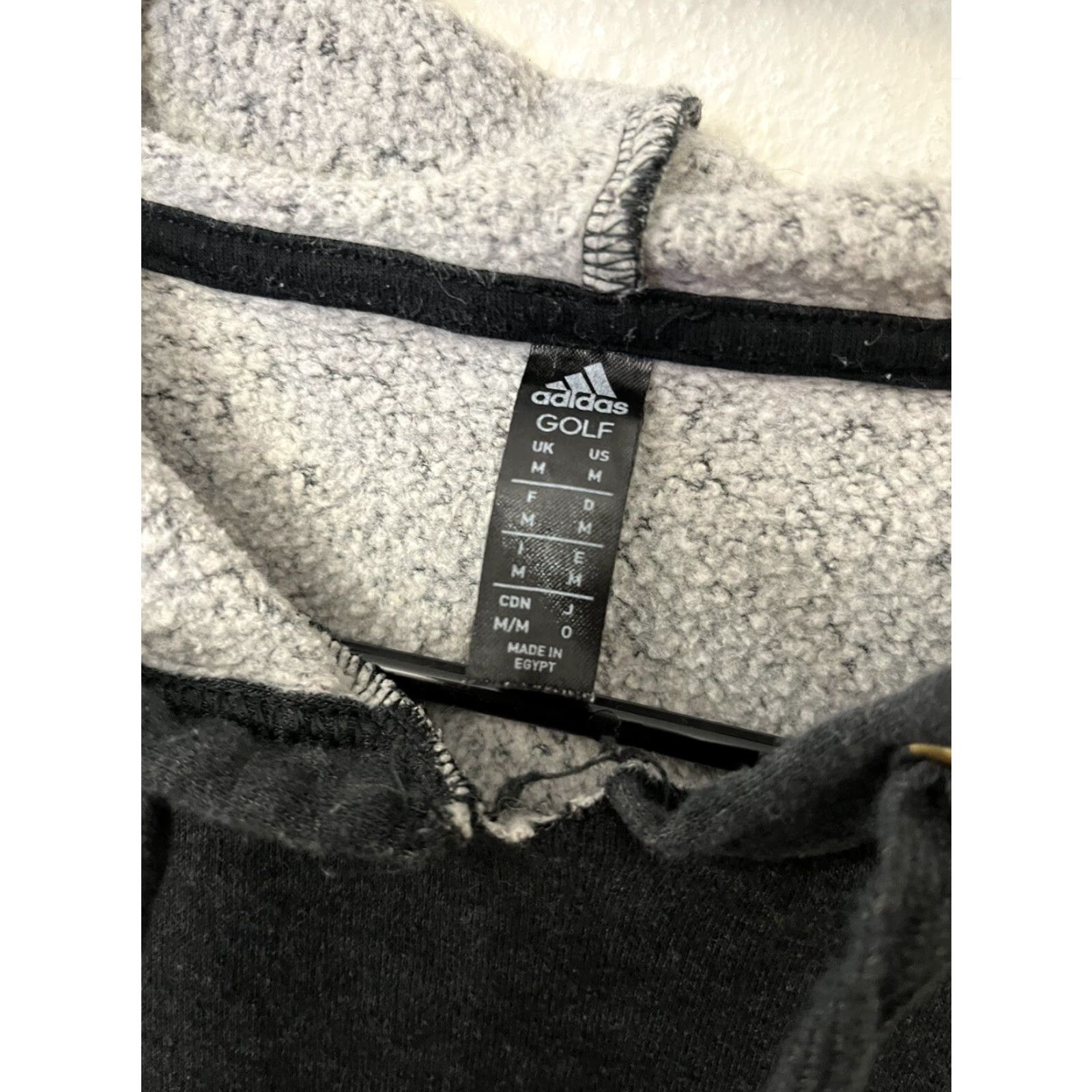Adidas adidas Golf Hoodie Pullover Mens Medium Gray Long Sleeve Outdoor Logo Size US M / EU 48-50 / 2 - 2 Thumbnail