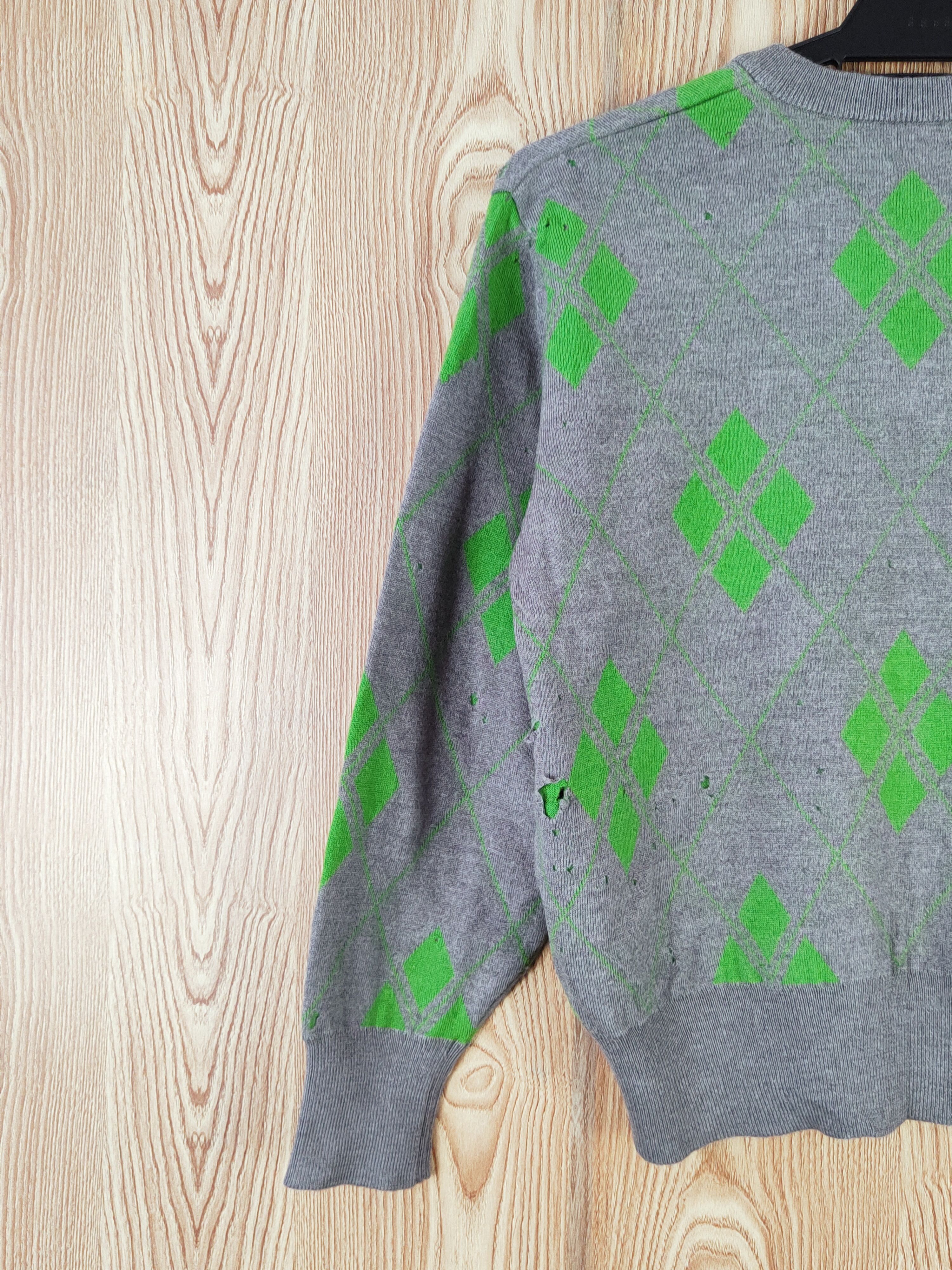 Christian Dior Monsieur Christian Dior Sports ripped Knitwear Sweatshirts #W740 Size S / US 4 / IT 40 - 12 Thumbnail