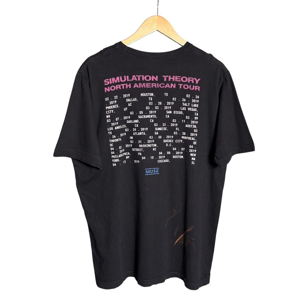 Band Tees Muse America Tour Band Tee / Alternative Rock Y2K 00s Size US XL / EU 56 / 4 - 2 Thumbnail