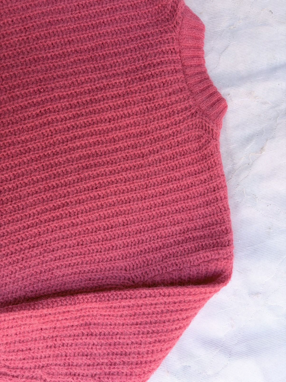 Sezane La Maille Sezane Wool Alpaca Knitted Sweater Oversized Pink Size M / US 6-8 / IT 42-44 - 5 Thumbnail